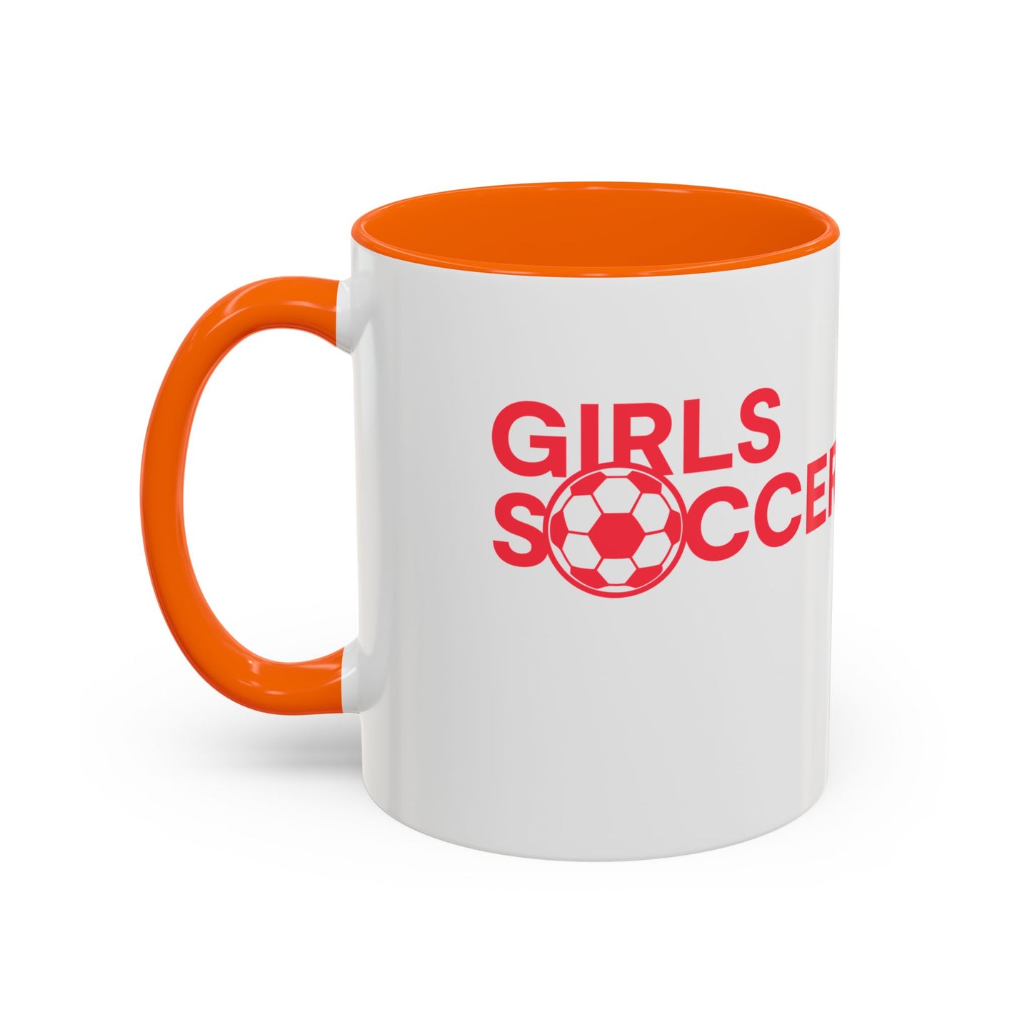 GirlsSoccer Coffee Mug (Red Text)