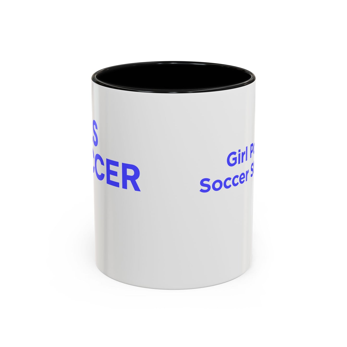 GirlsSoccer Coffee Mug (Blue Text)