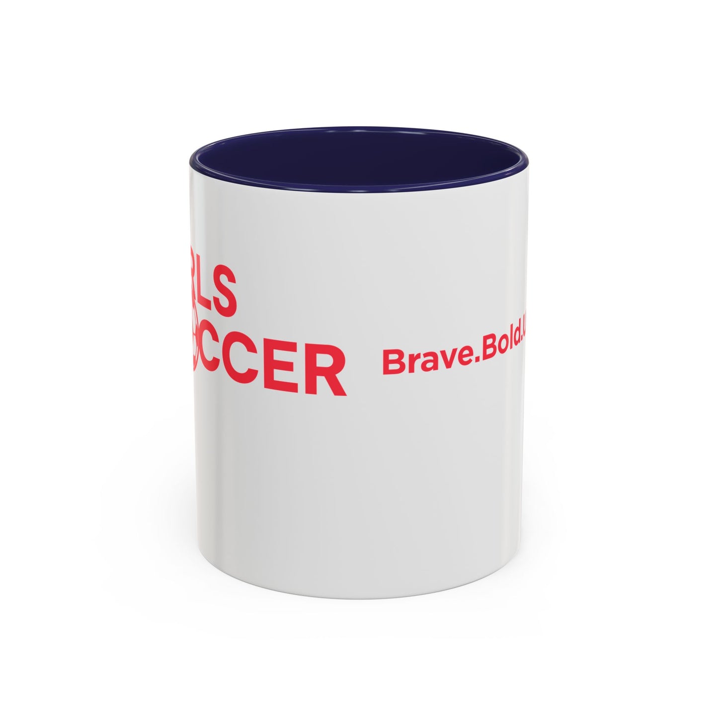 GirlsSoccer Coffee Mug (Red Text)