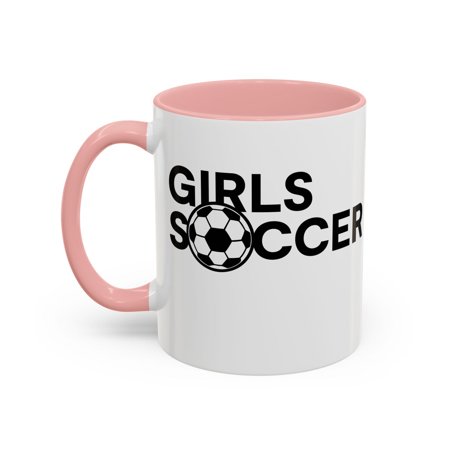 GirlsSoccer Coffee Mug (Black Text)