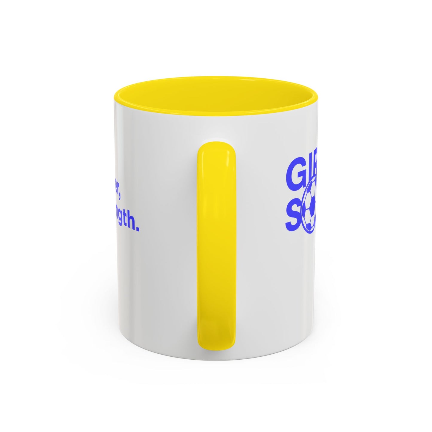GirlsSoccer Coffee Mug (Blue Text)