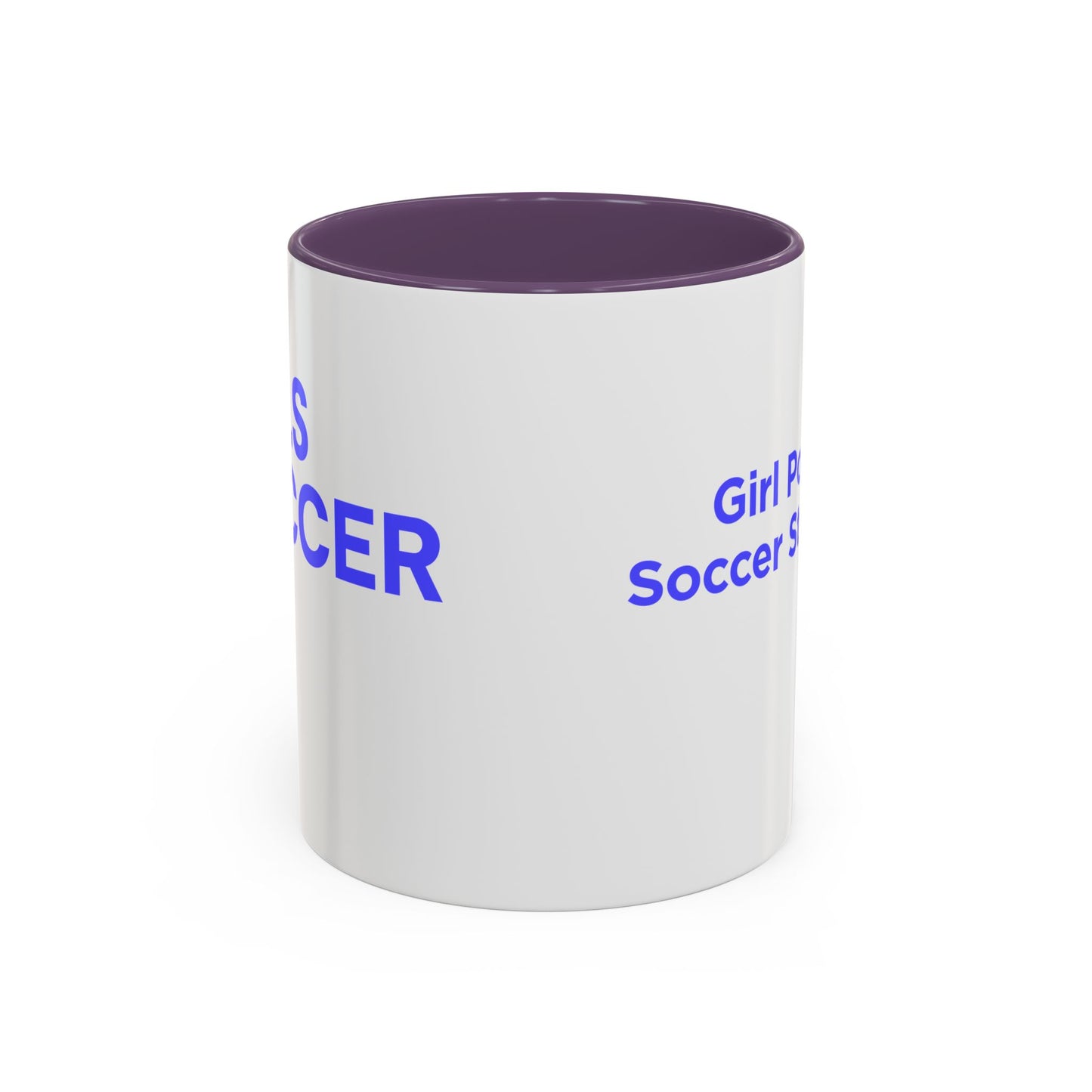 GirlsSoccer Coffee Mug (Blue Text)