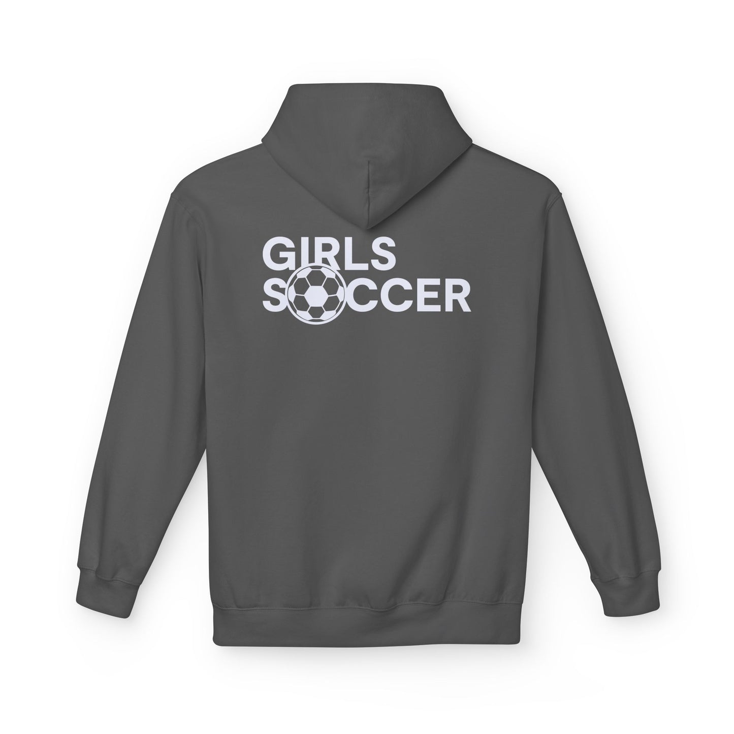 GirlsSoccer Softstyle Hoodie (White Text)