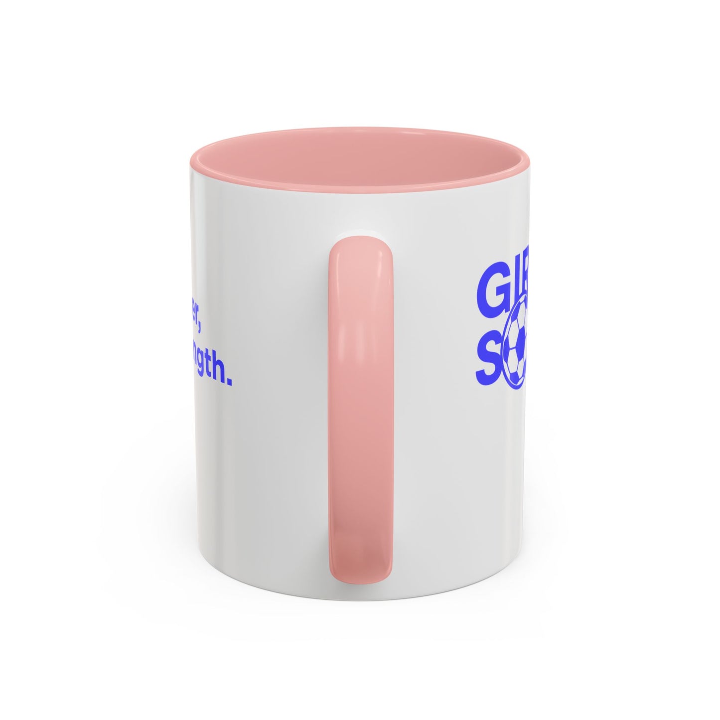 GirlsSoccer Coffee Mug (Blue Text)