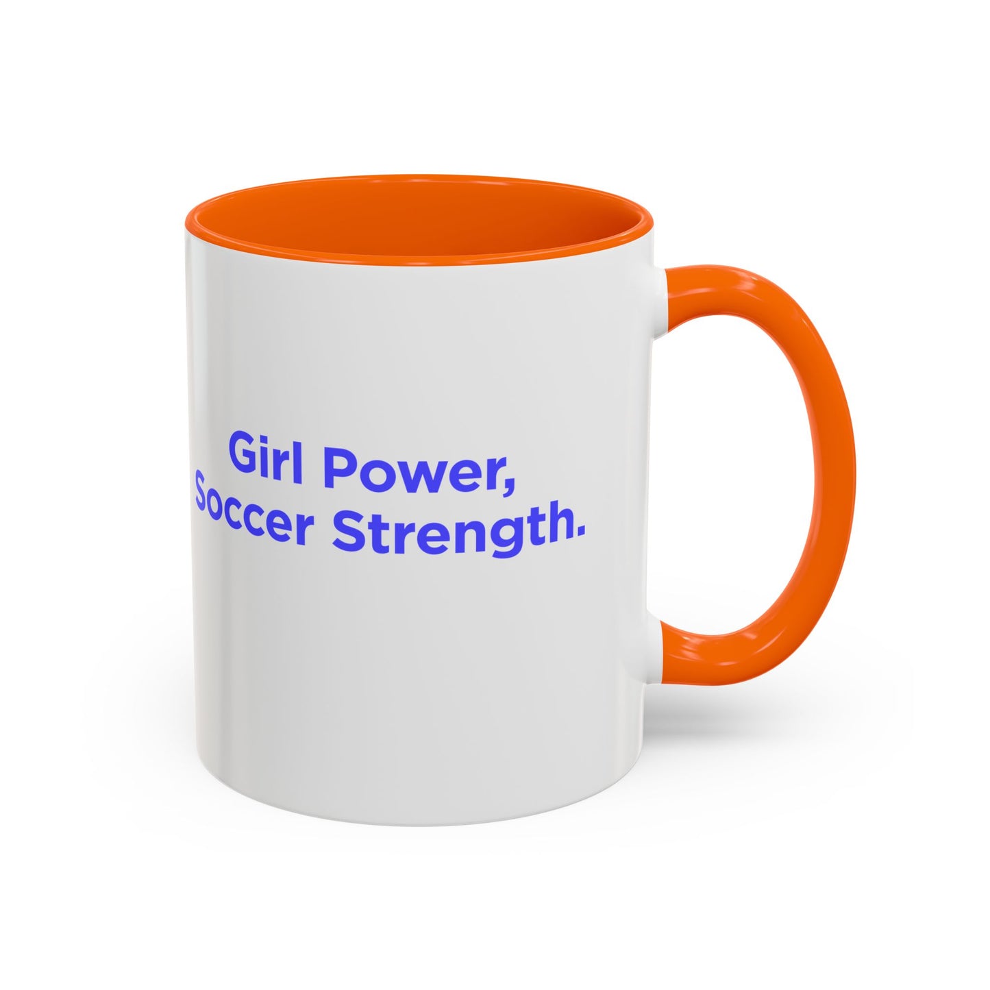 GirlsSoccer Coffee Mug (Blue Text)