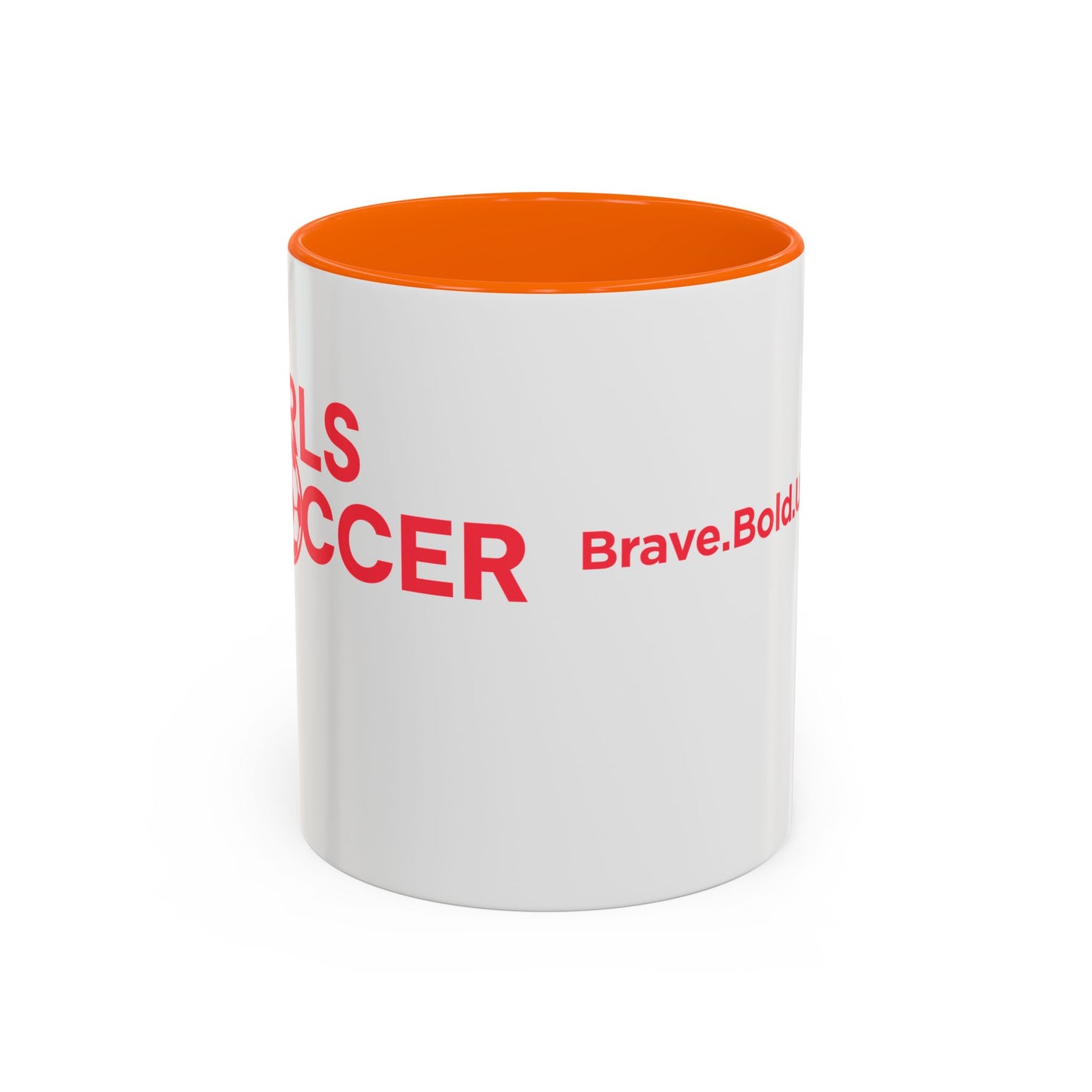 GirlsSoccer Coffee Mug (Red Text)