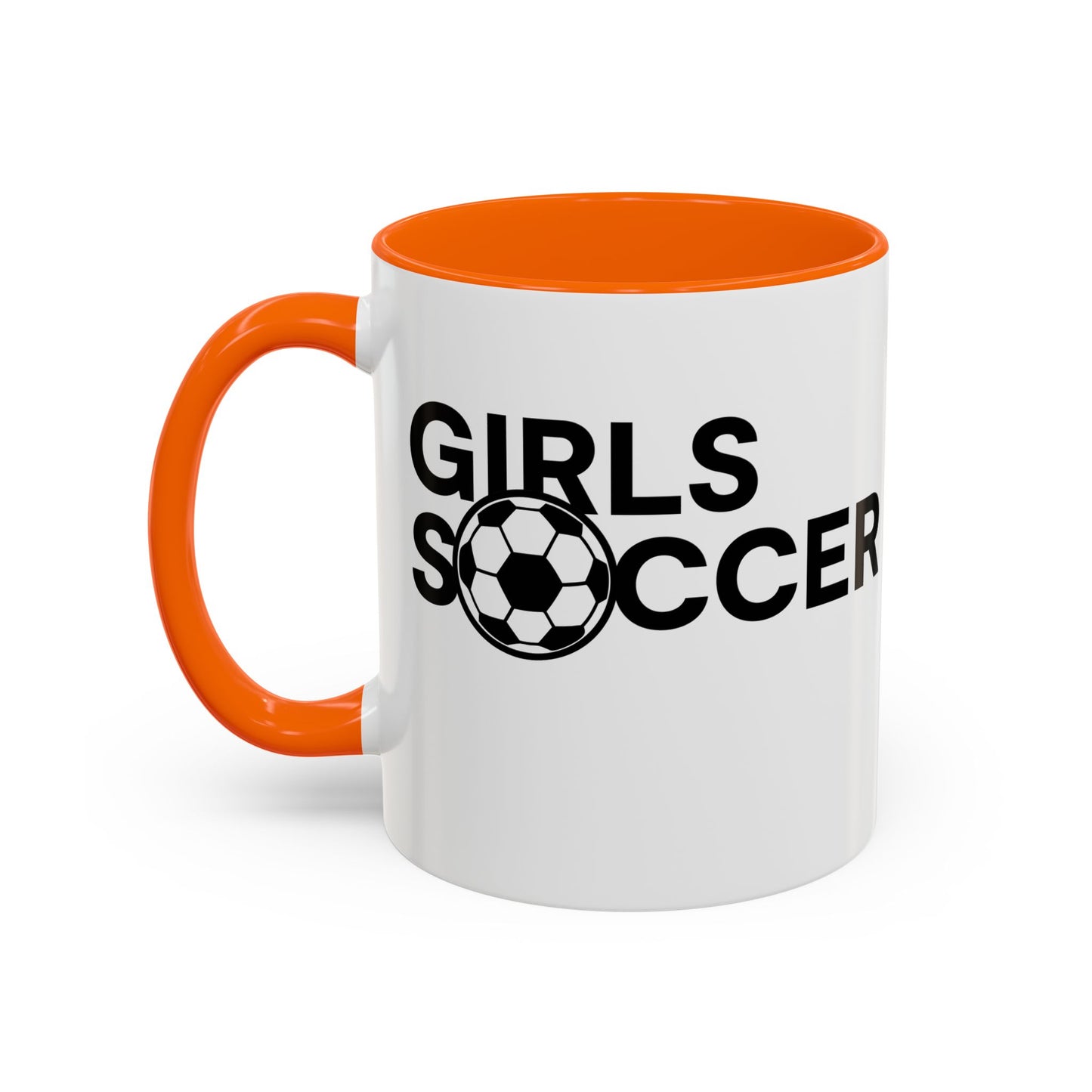 GirlsSoccer Coffee Mug (Black Text)