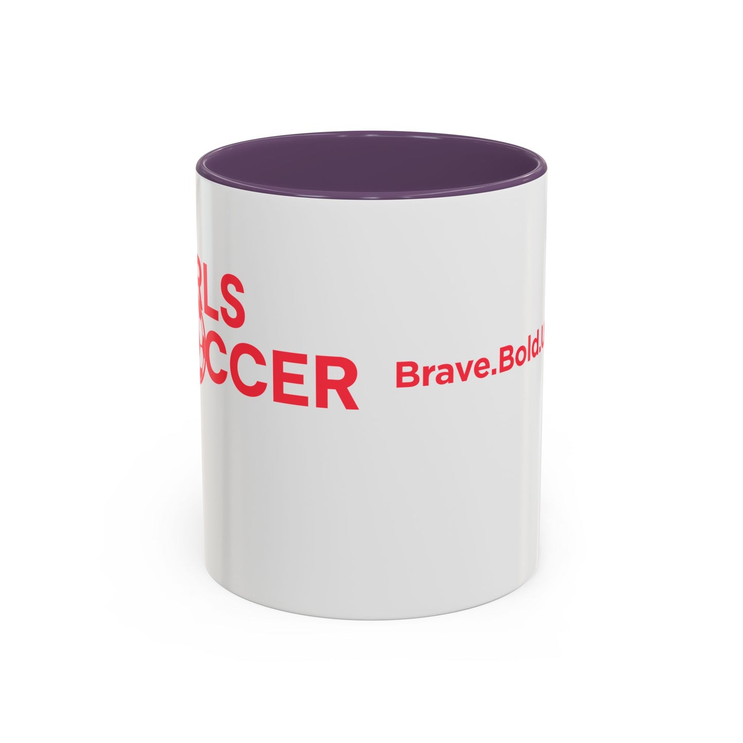 GirlsSoccer Coffee Mug (Red Text)