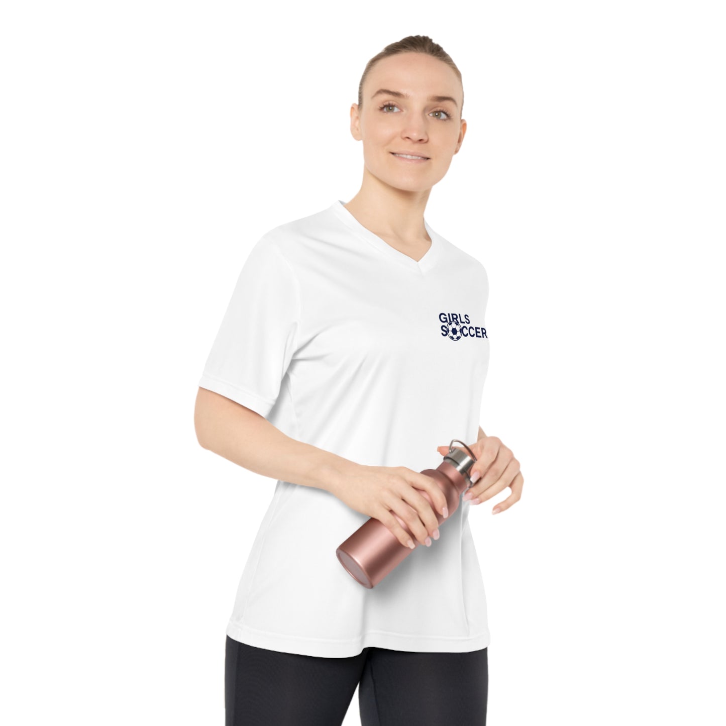 GirlsSoccer Essentials Tee (White)