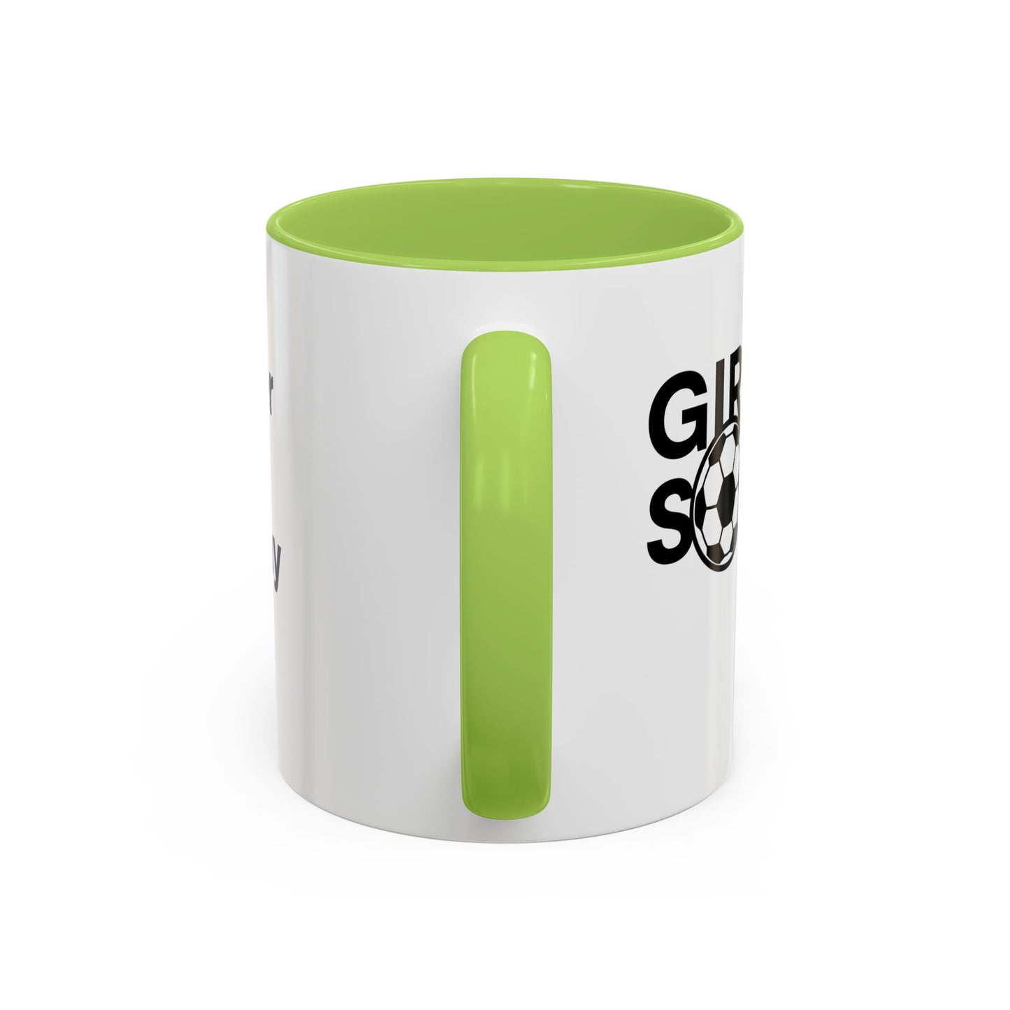 GirlsSoccer Coffee Mug (Black Text)
