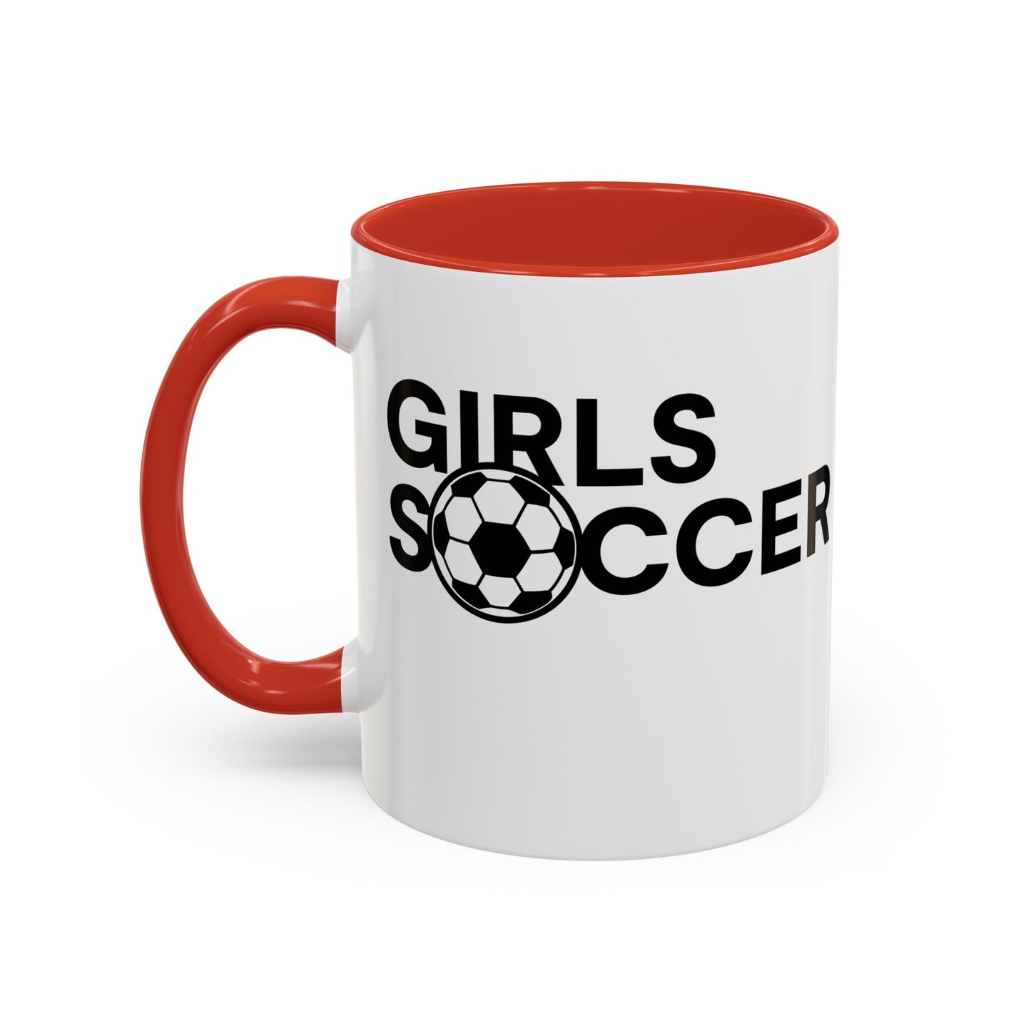 GirlsSoccer Coffee Mug (Black Text)