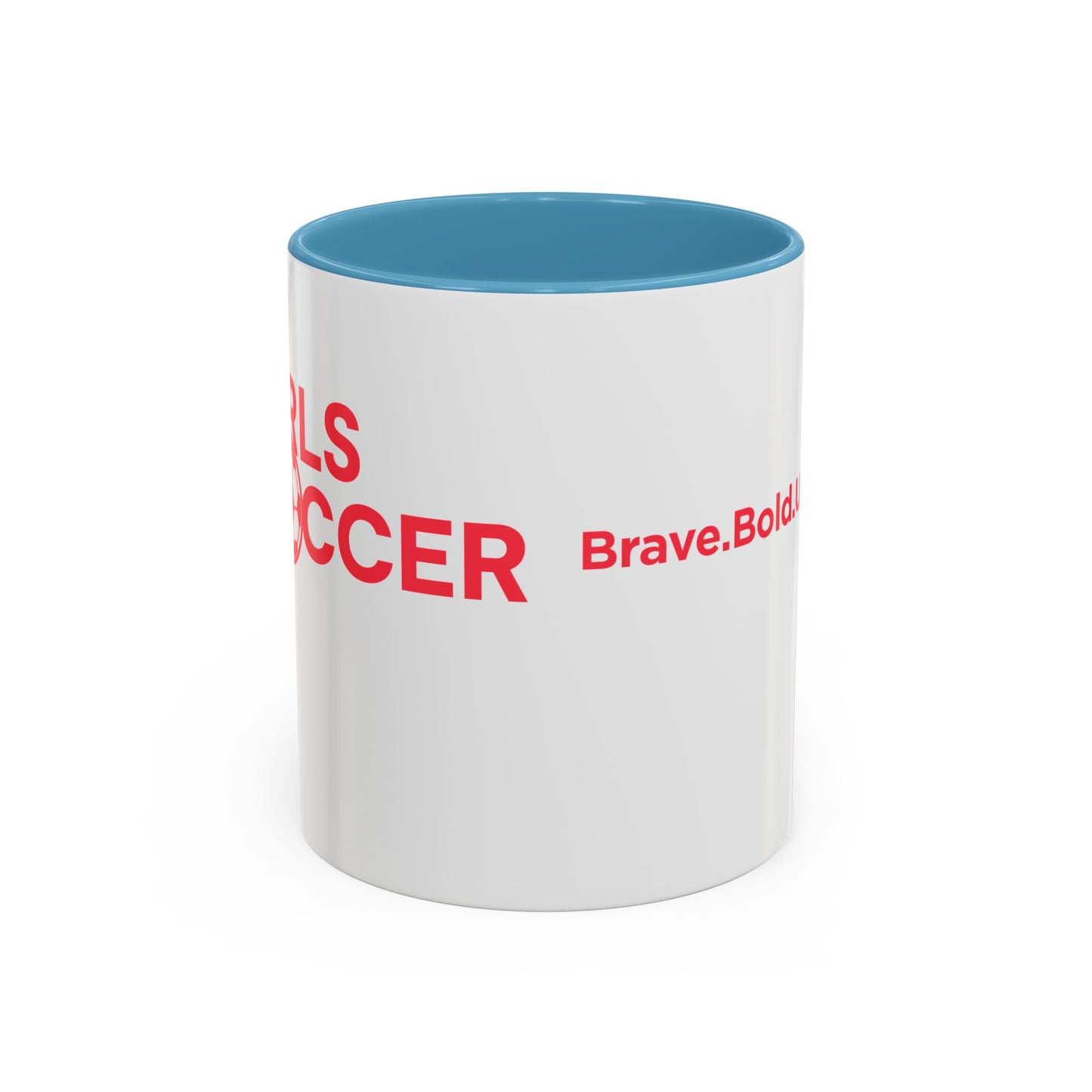 GirlsSoccer Coffee Mug (Red Text)