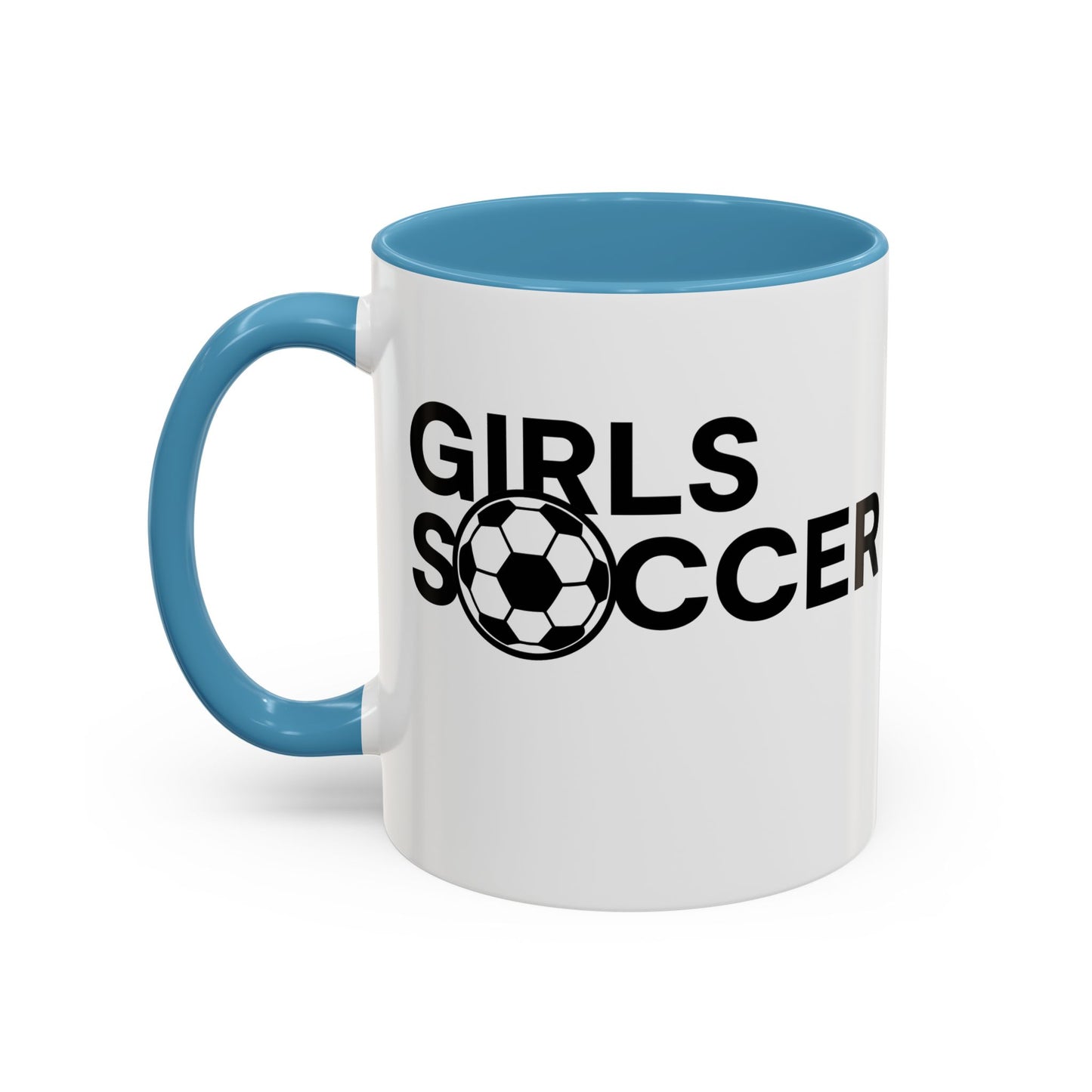 GirlsSoccer Coffee Mug (Black Text)