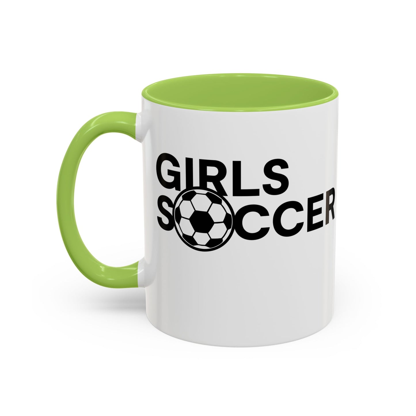 GirlsSoccer Coffee Mug (Black Text)