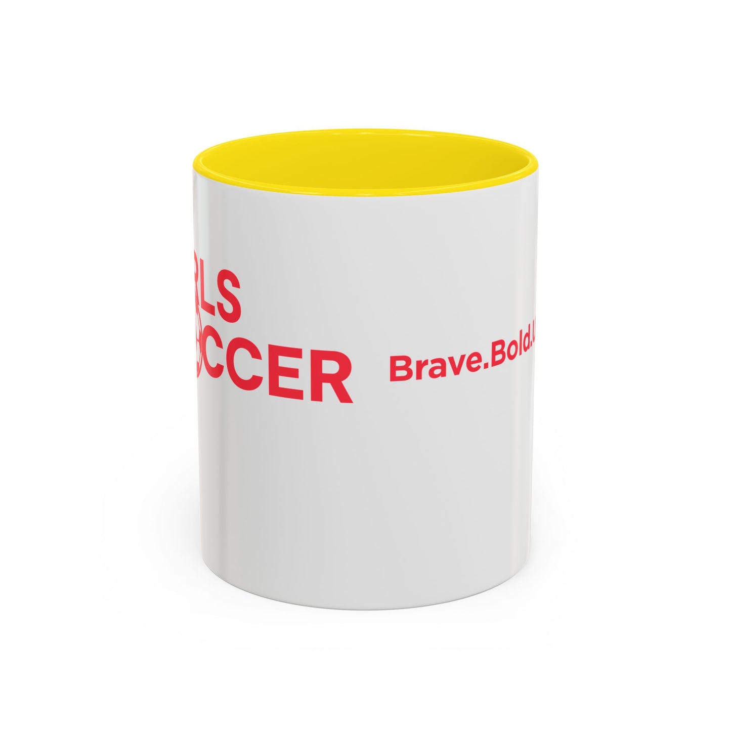 GirlsSoccer Coffee Mug (Red Text)