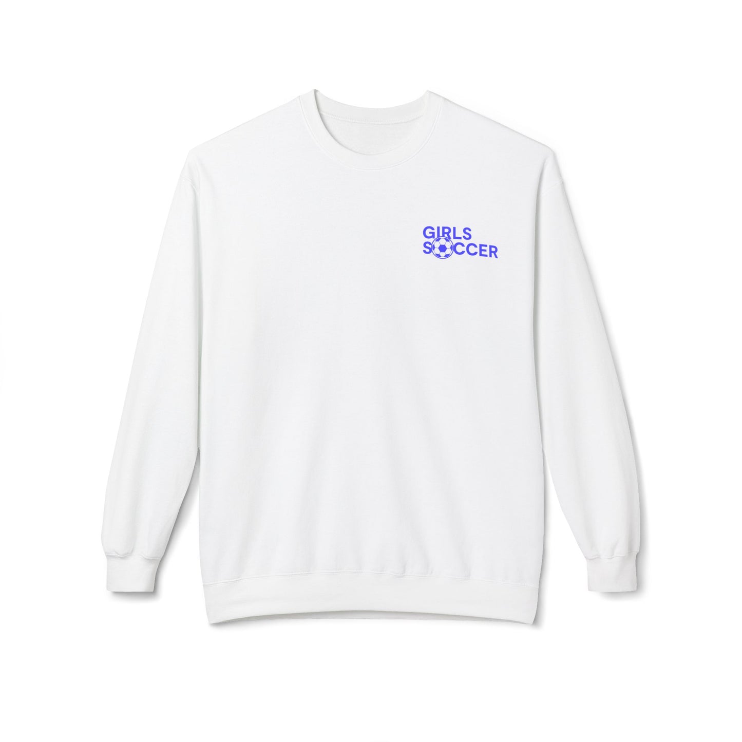 BackTalk Sweatshirt - Brave. Bold. Unbreakable (White/Blue Text)