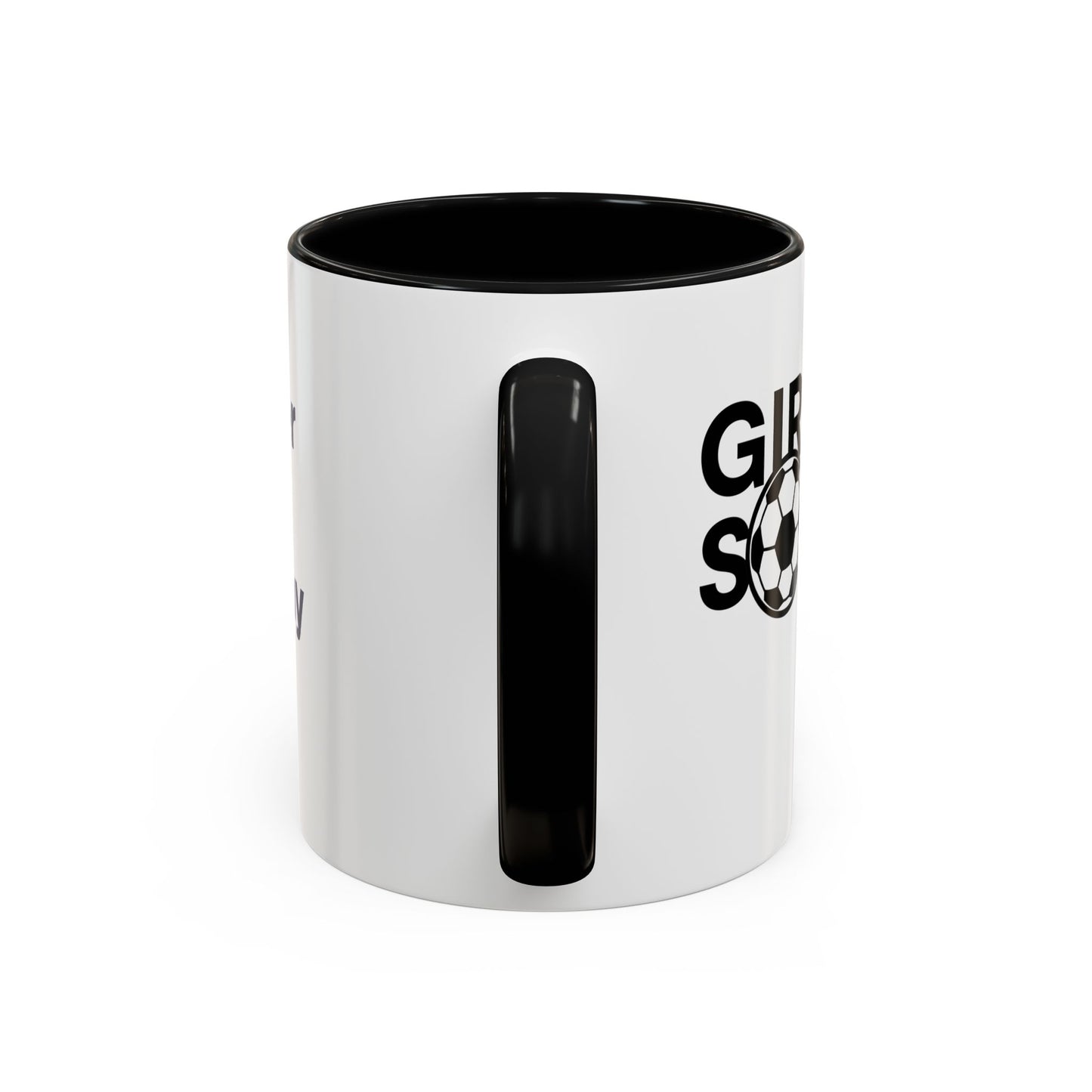 GirlsSoccer Coffee Mug (Black Text)