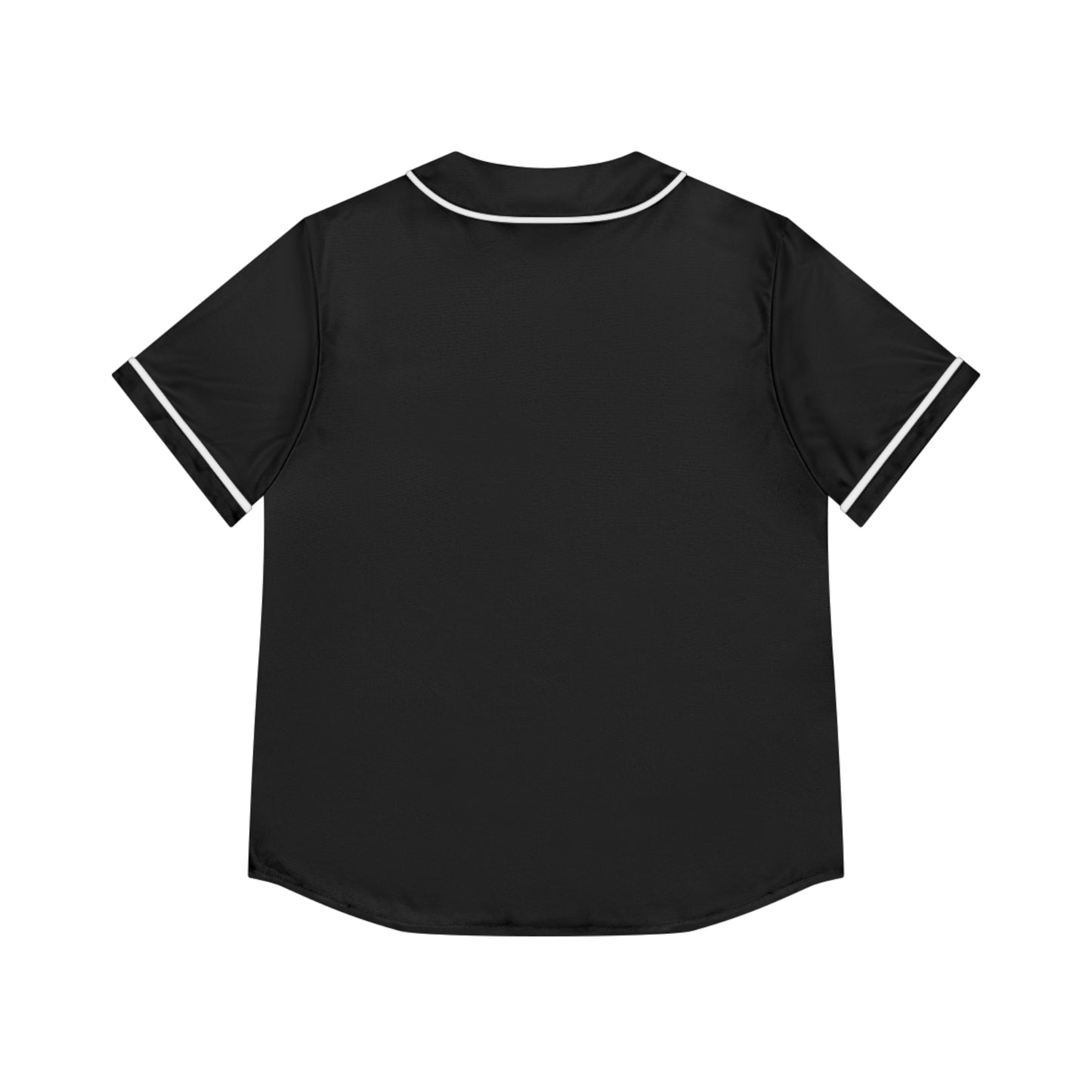 GirlsSoccer Varsity Baseball Jersey (Black/White Text)