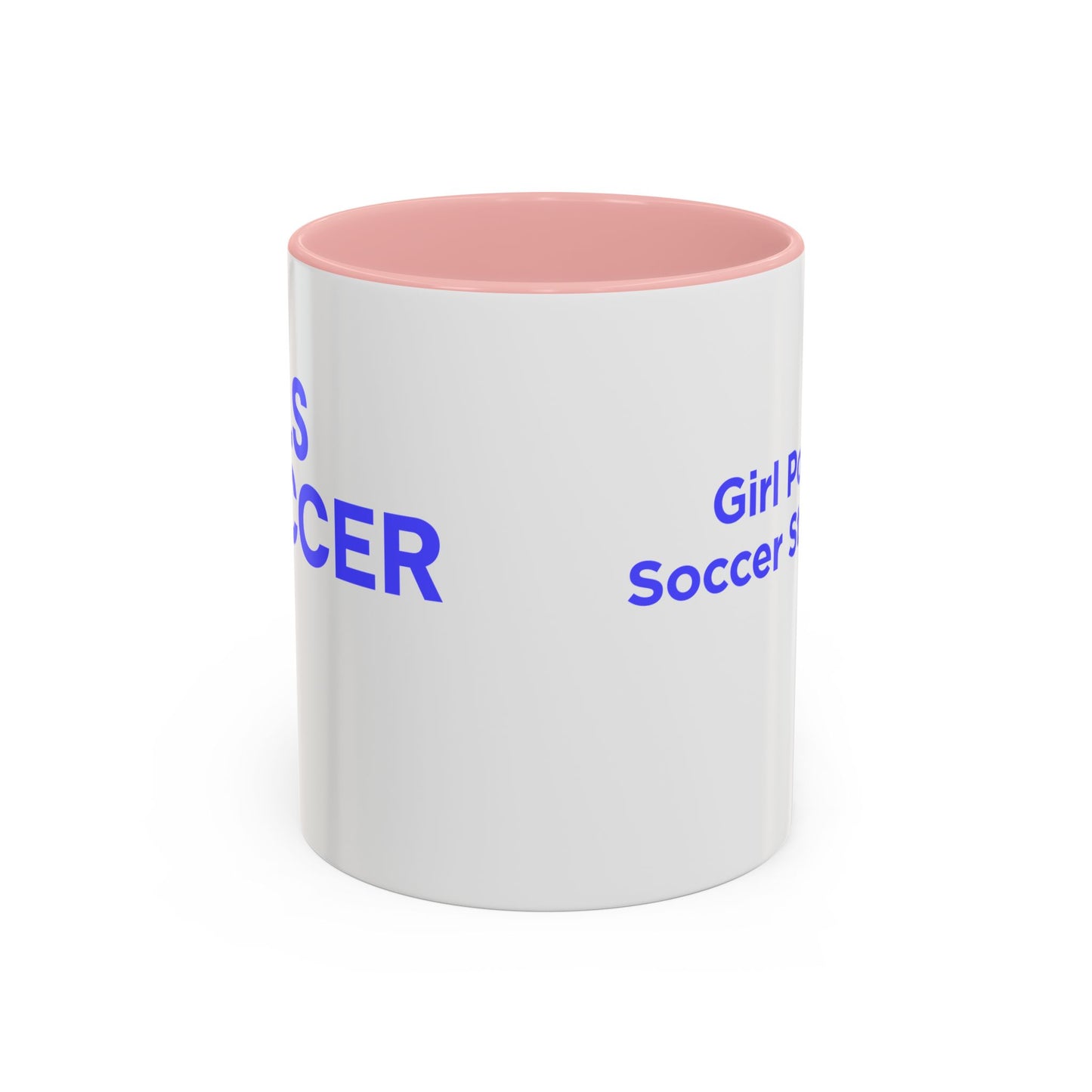 GirlsSoccer Coffee Mug (Blue Text)