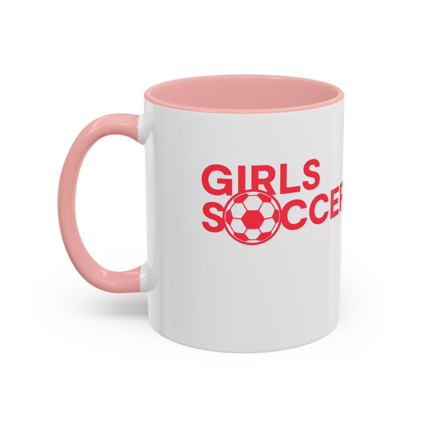GirlsSoccer Coffee Mug (Red Text)