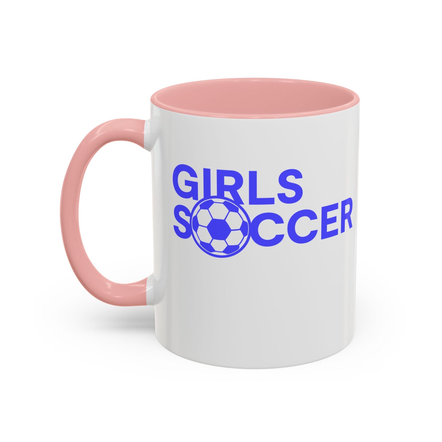 GirlsSoccer Coffee Mug (Blue Text)