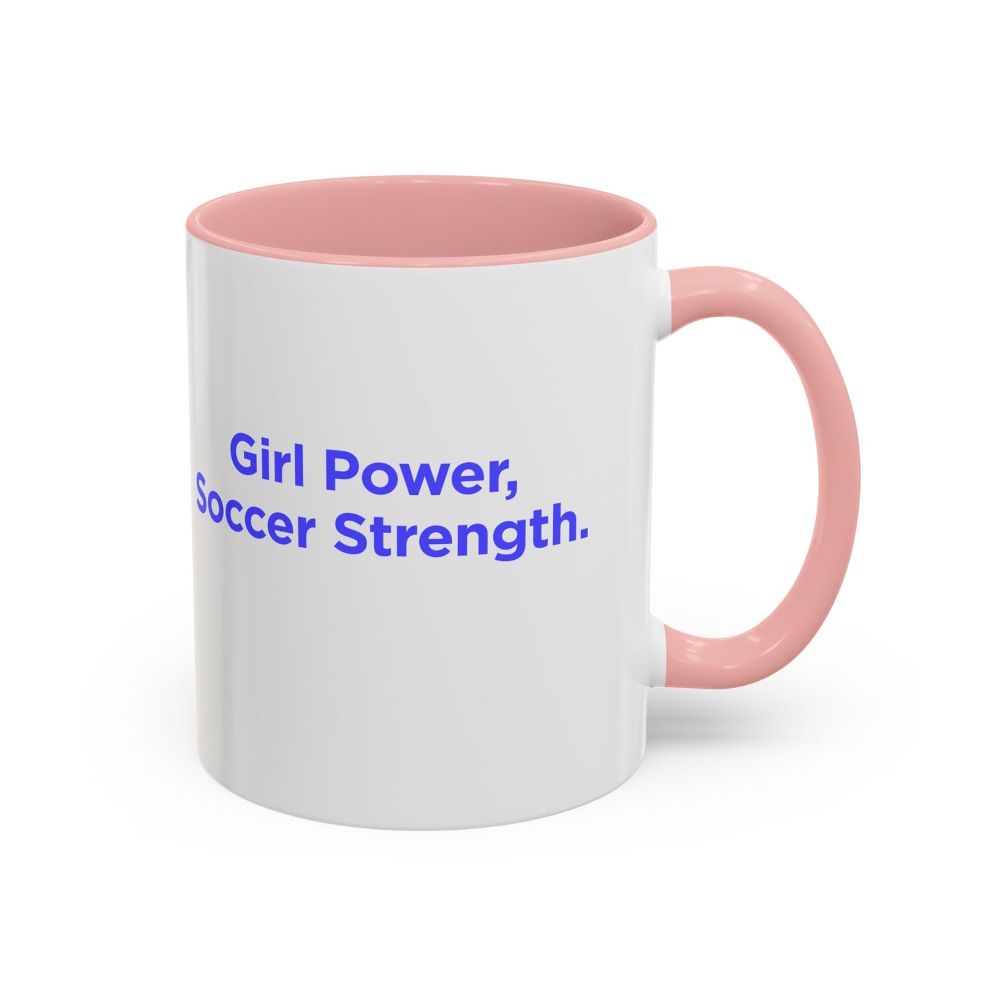 GirlsSoccer Coffee Mug (Blue Text)