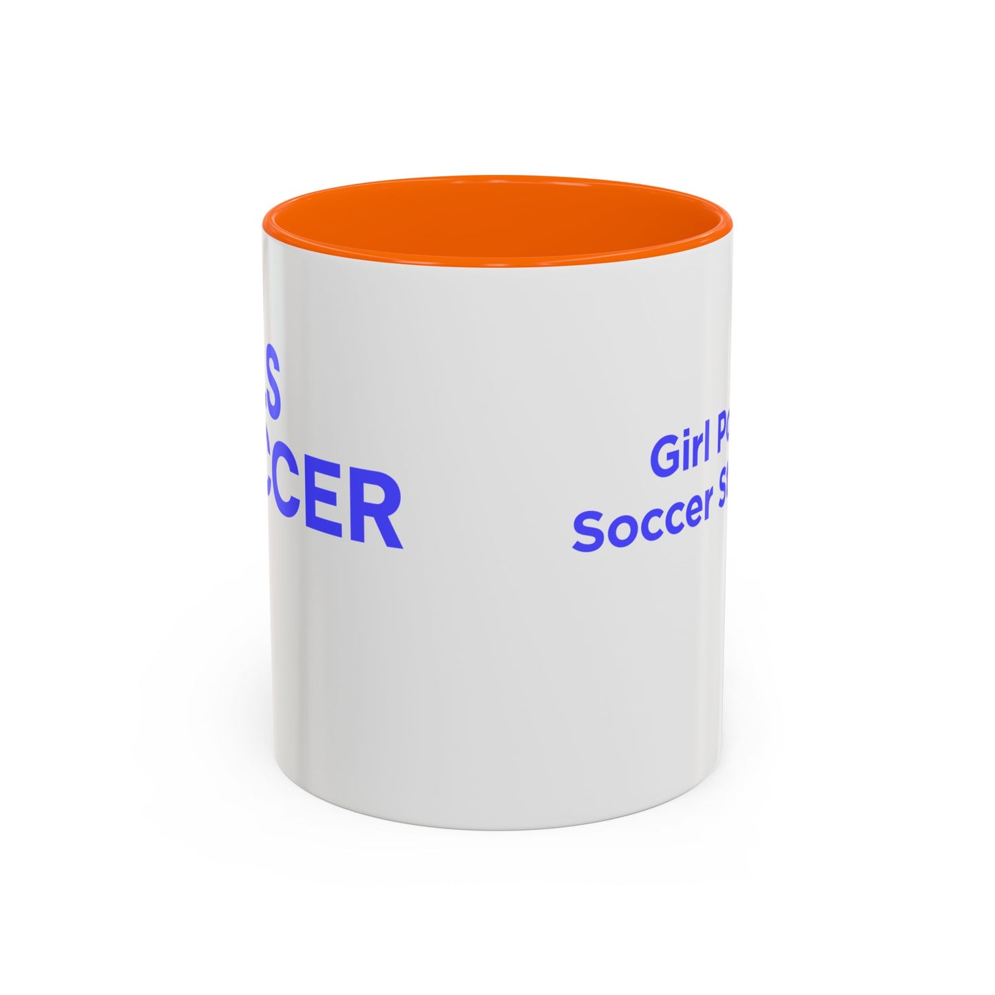 GirlsSoccer Coffee Mug (Blue Text)