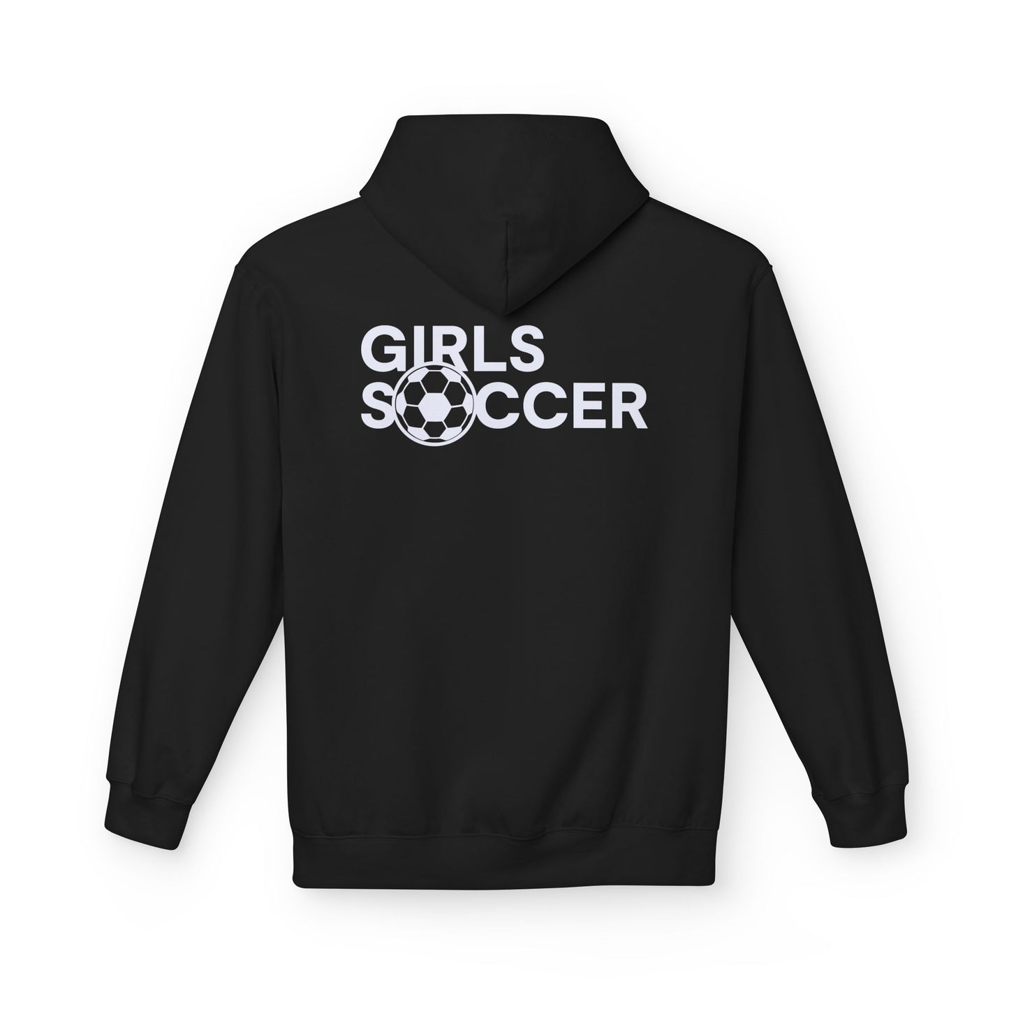 GirlsSoccer Softstyle Hoodie (White Text)