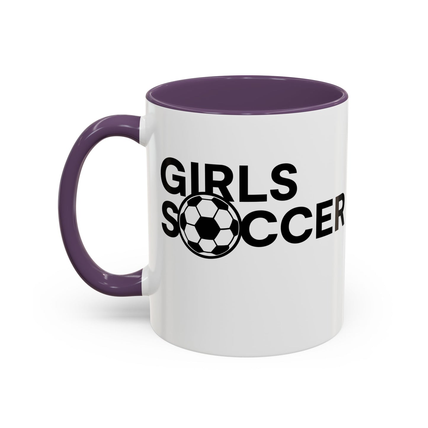 GirlsSoccer Coffee Mug (Black Text)