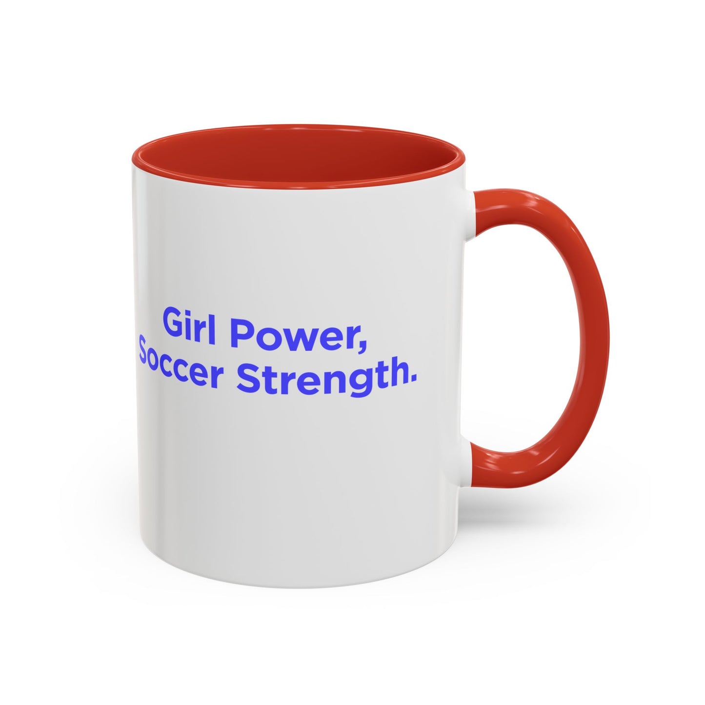 GirlsSoccer Coffee Mug (Blue Text)