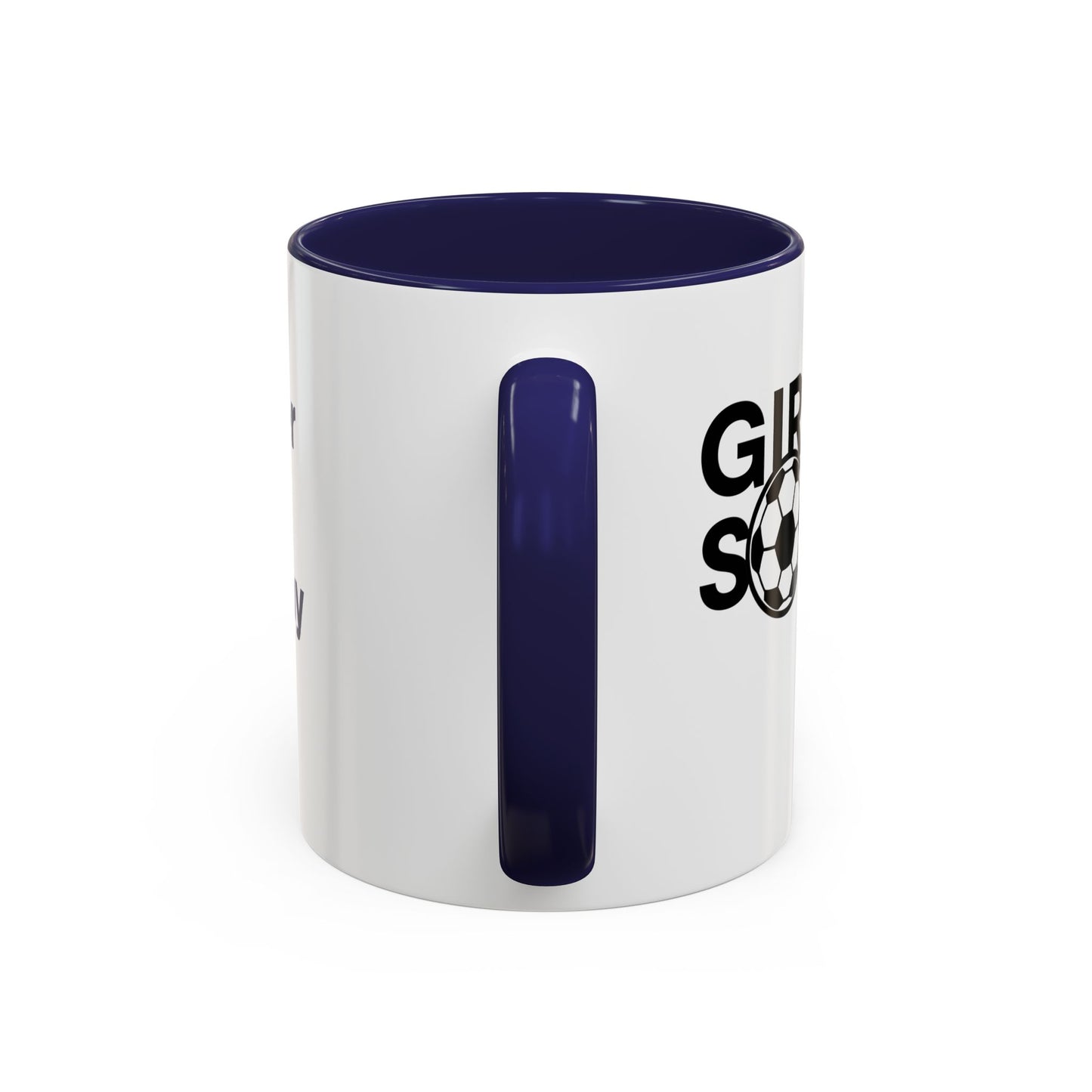 GirlsSoccer Coffee Mug (Black Text)