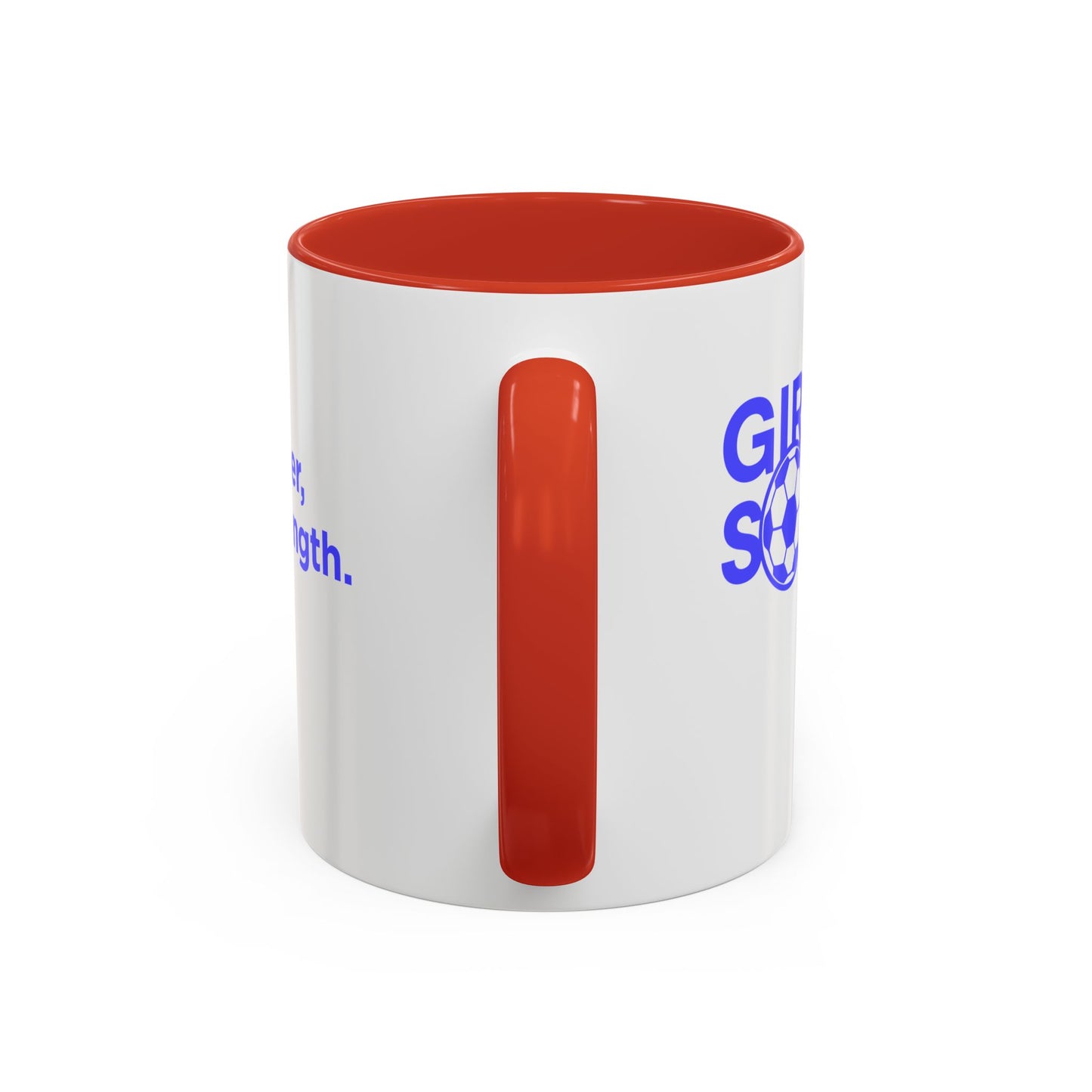 GirlsSoccer Coffee Mug (Blue Text)