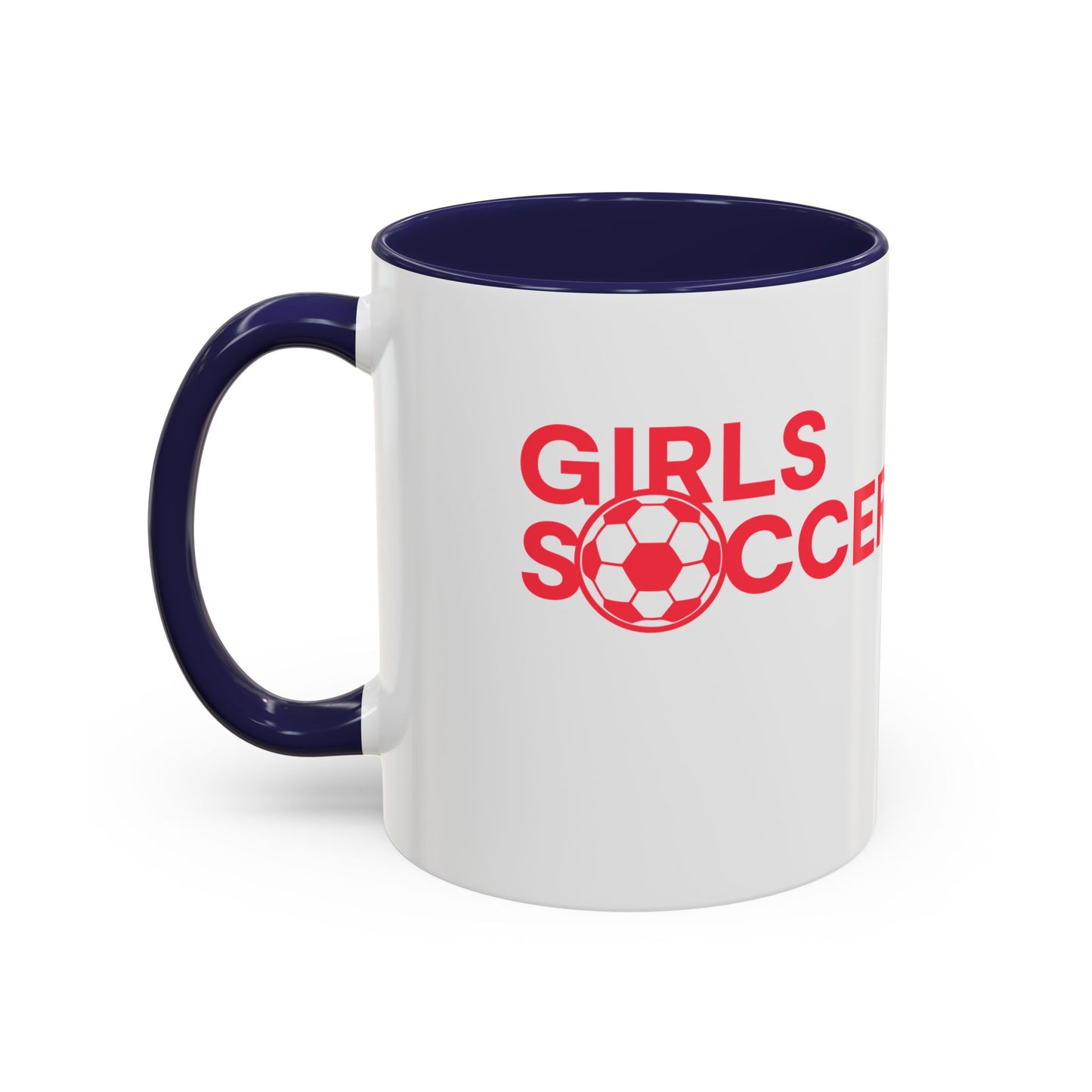 GirlsSoccer Coffee Mug (Red Text)