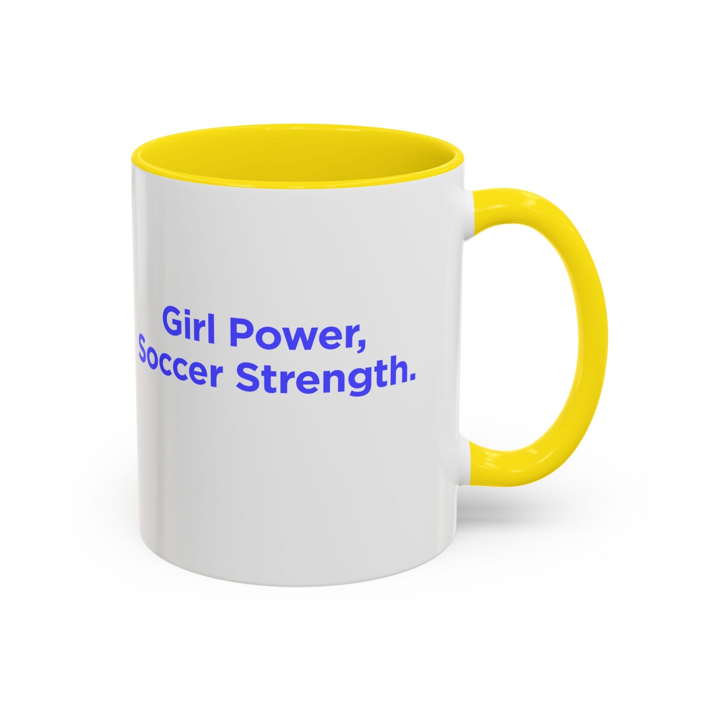 GirlsSoccer Coffee Mug (Blue Text)