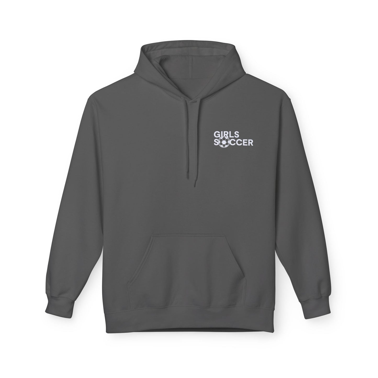 GirlsSoccer Softstyle Hoodie (White Text)