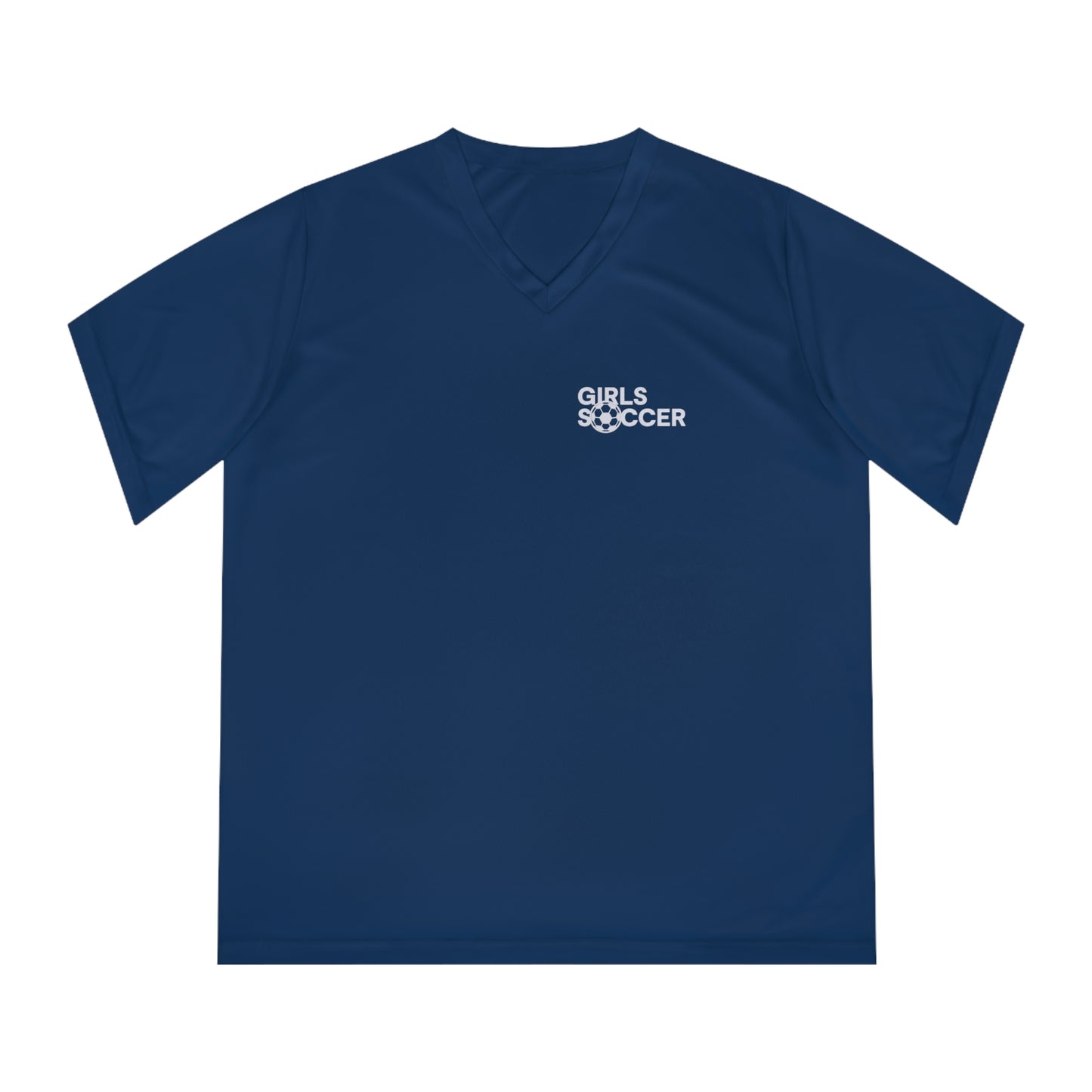 Backtalk Tee - Unleash your Soccer style (Navy/White Text)