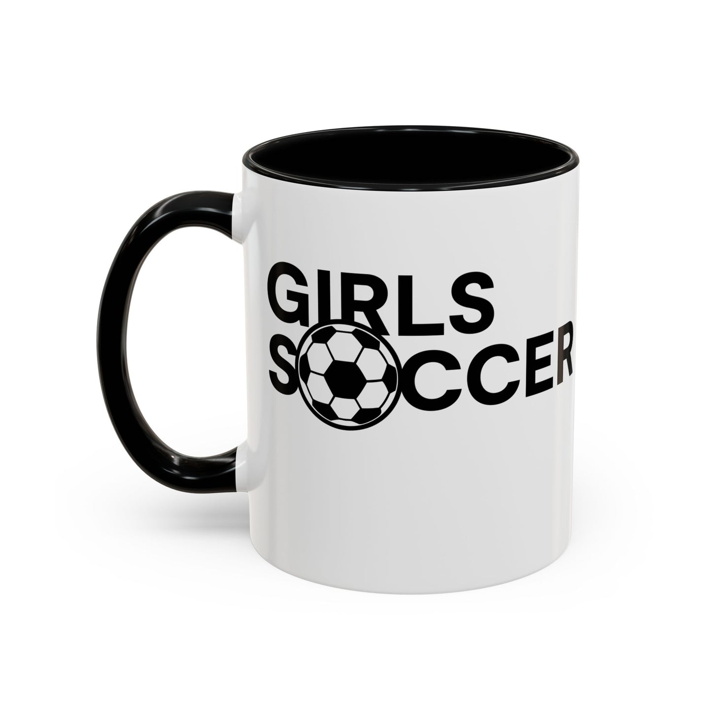 GirlsSoccer Coffee Mug (Black Text)