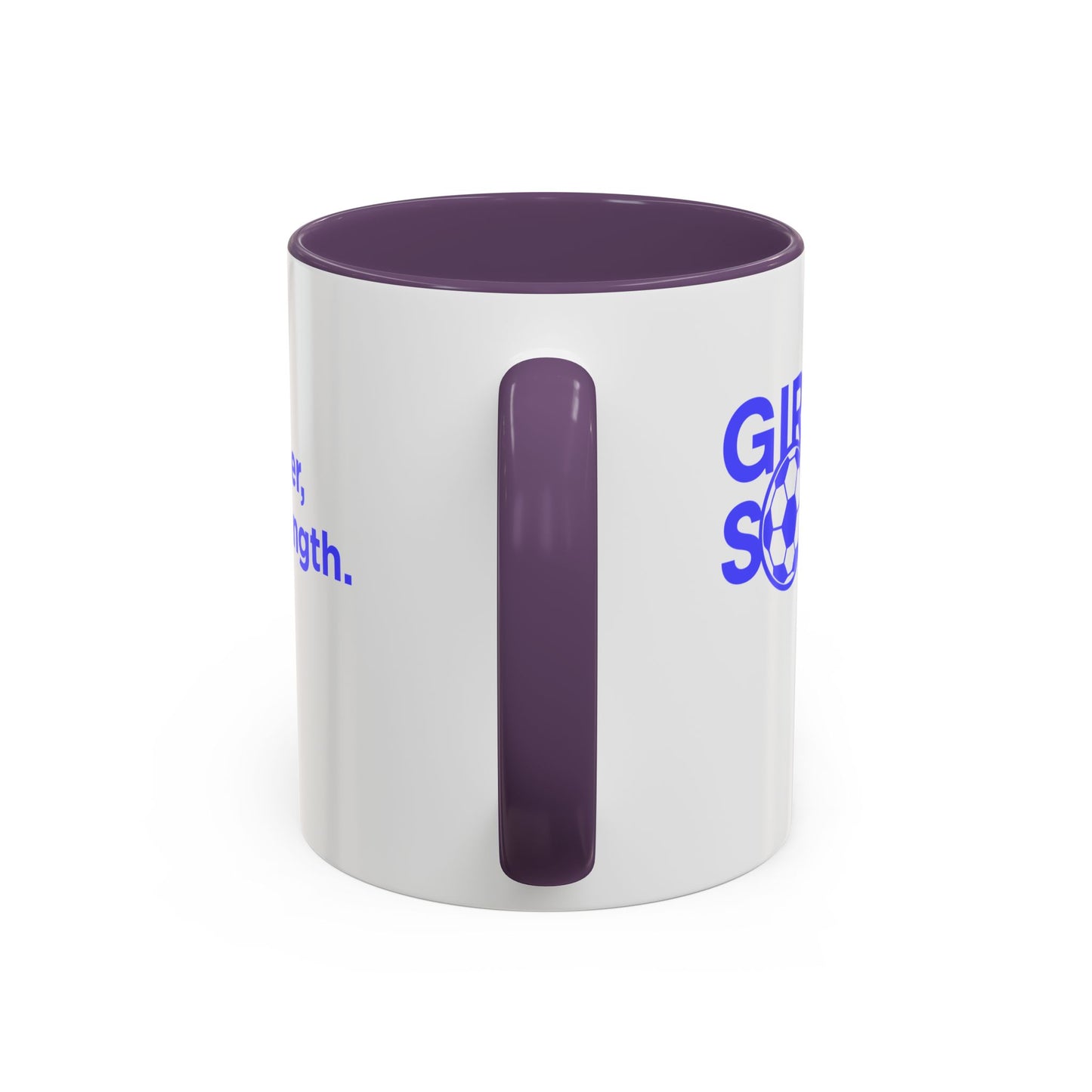 GirlsSoccer Coffee Mug (Blue Text)