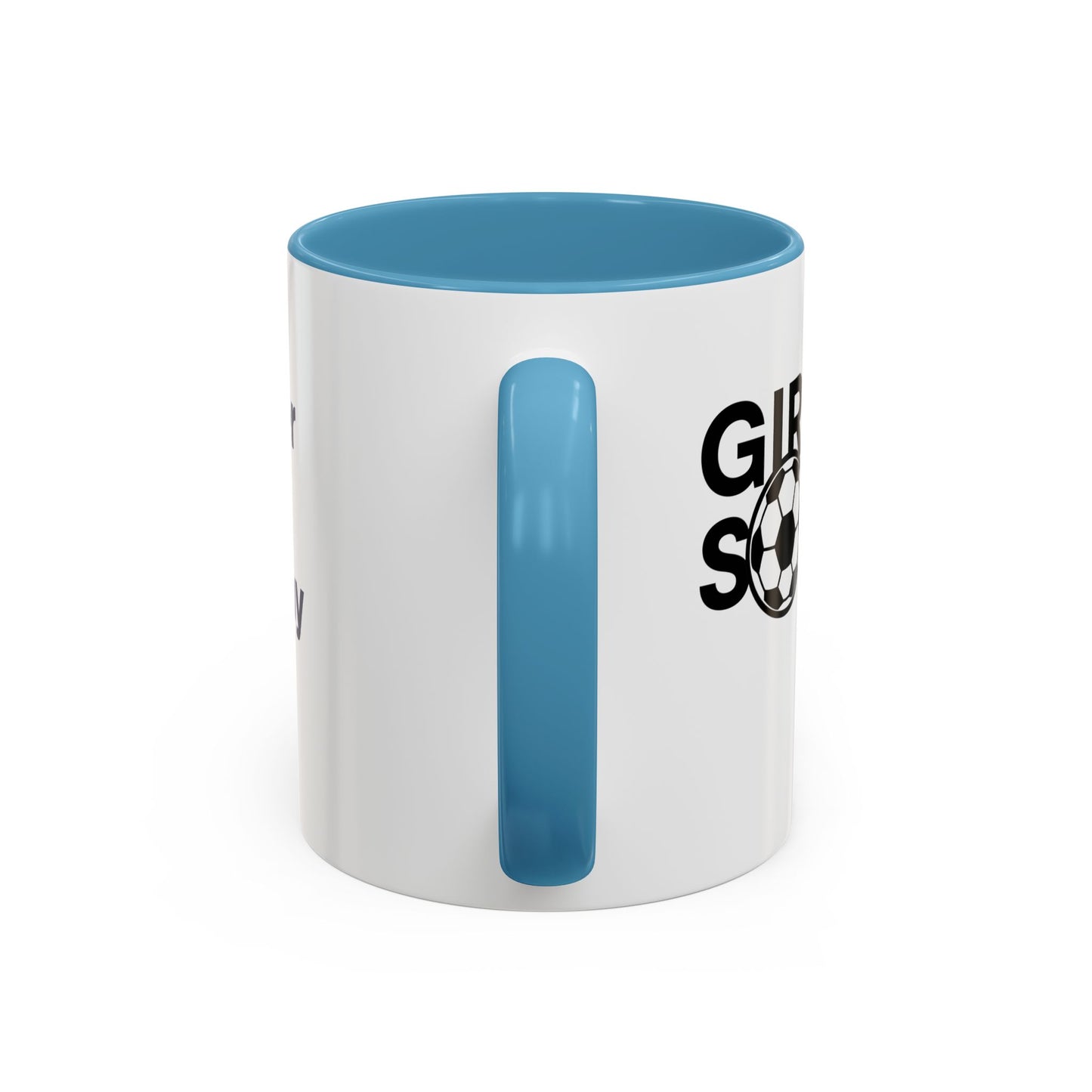 GirlsSoccer Coffee Mug (Black Text)