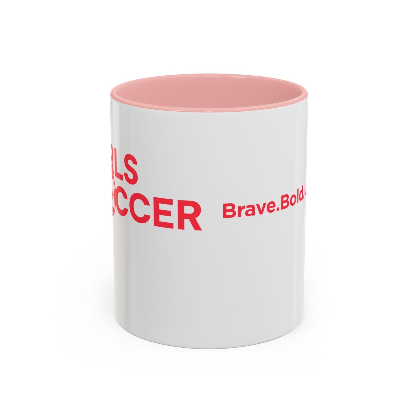 GirlsSoccer Coffee Mug (Red Text)