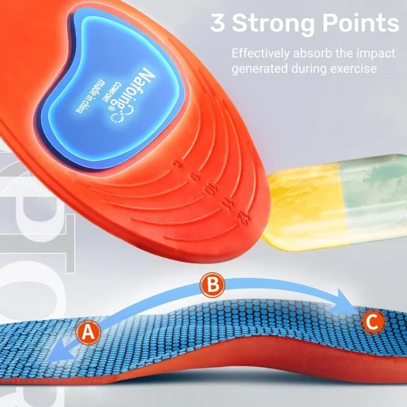 Shock Absorption Breathable Insoles