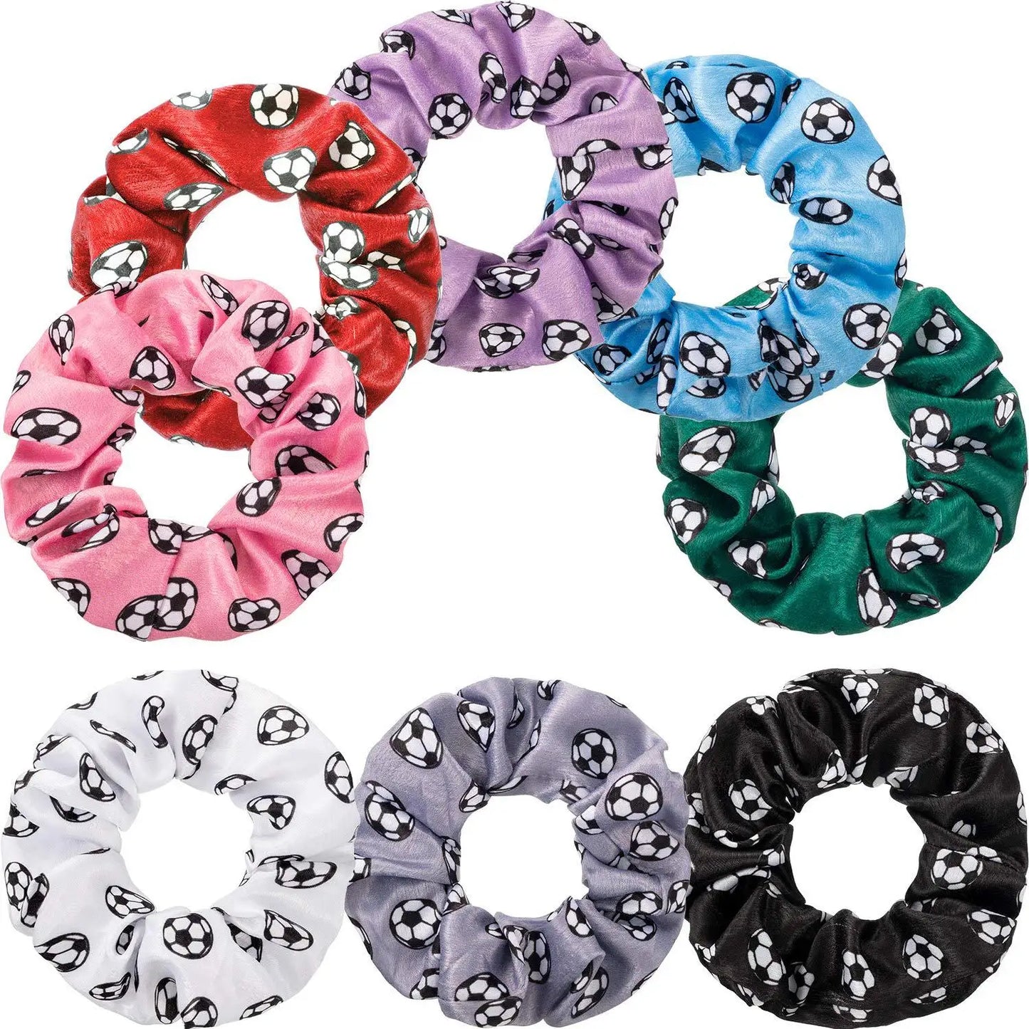 Soccer Hair Scrunchies