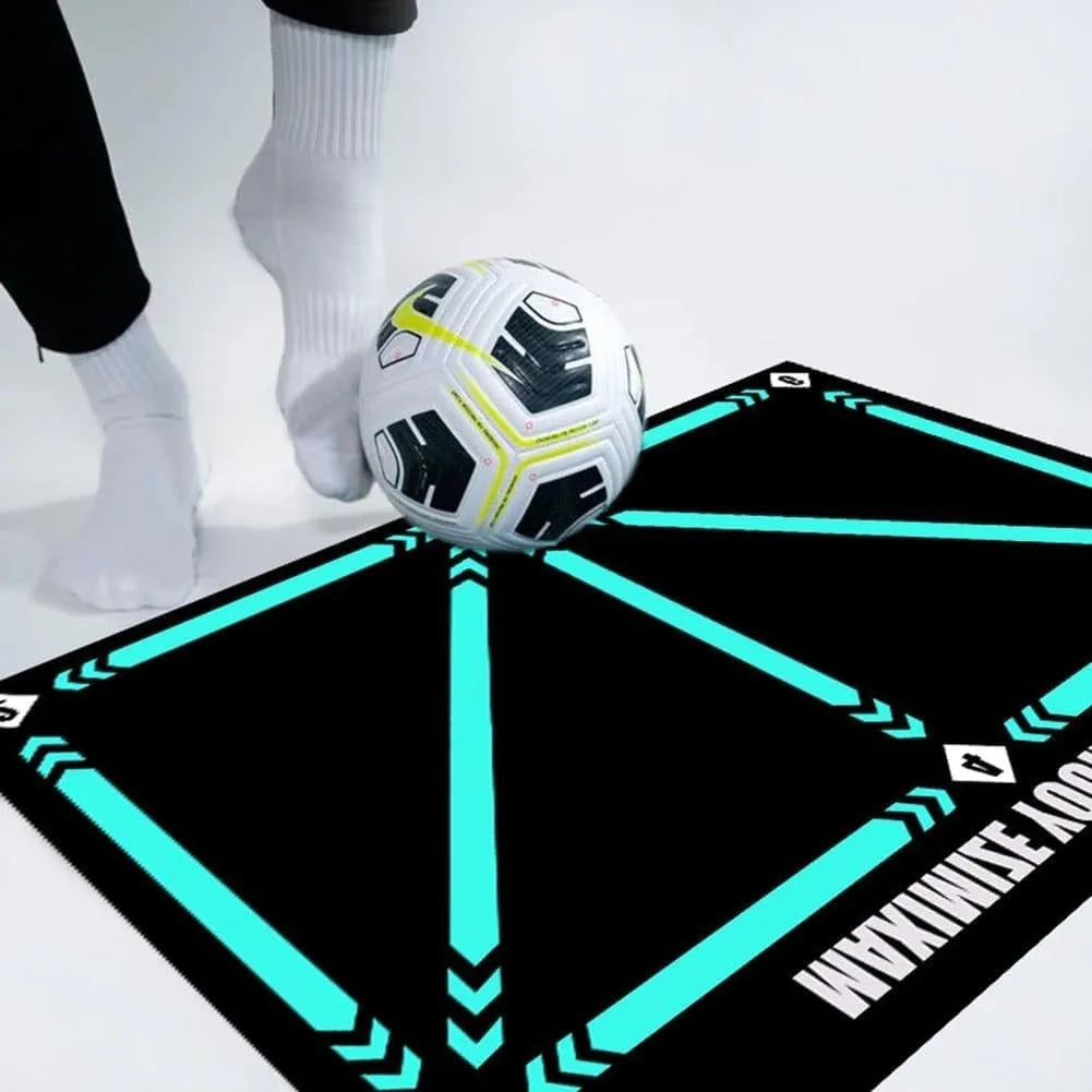 Football Training Mat Soccer Carpet Child Training Pack Indoor Foldable Kids Adults Dribble Non Slip Kids Adults Rug Soccer