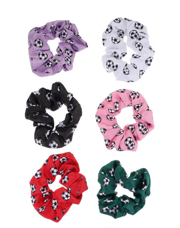 Soccer Hair Scrunchies