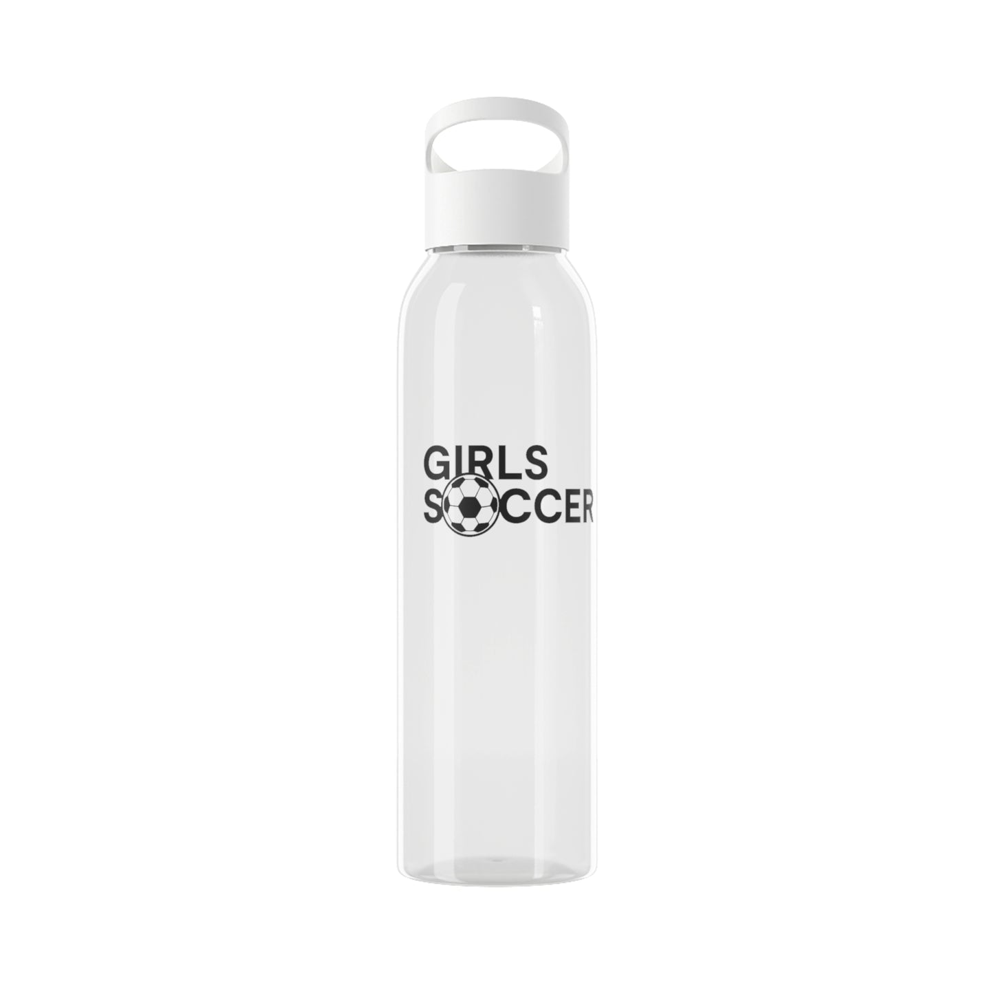 GirlsSoccer Clear Water Bottle