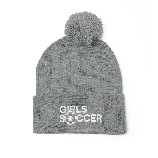 GirlsSoccer Knitted Hat