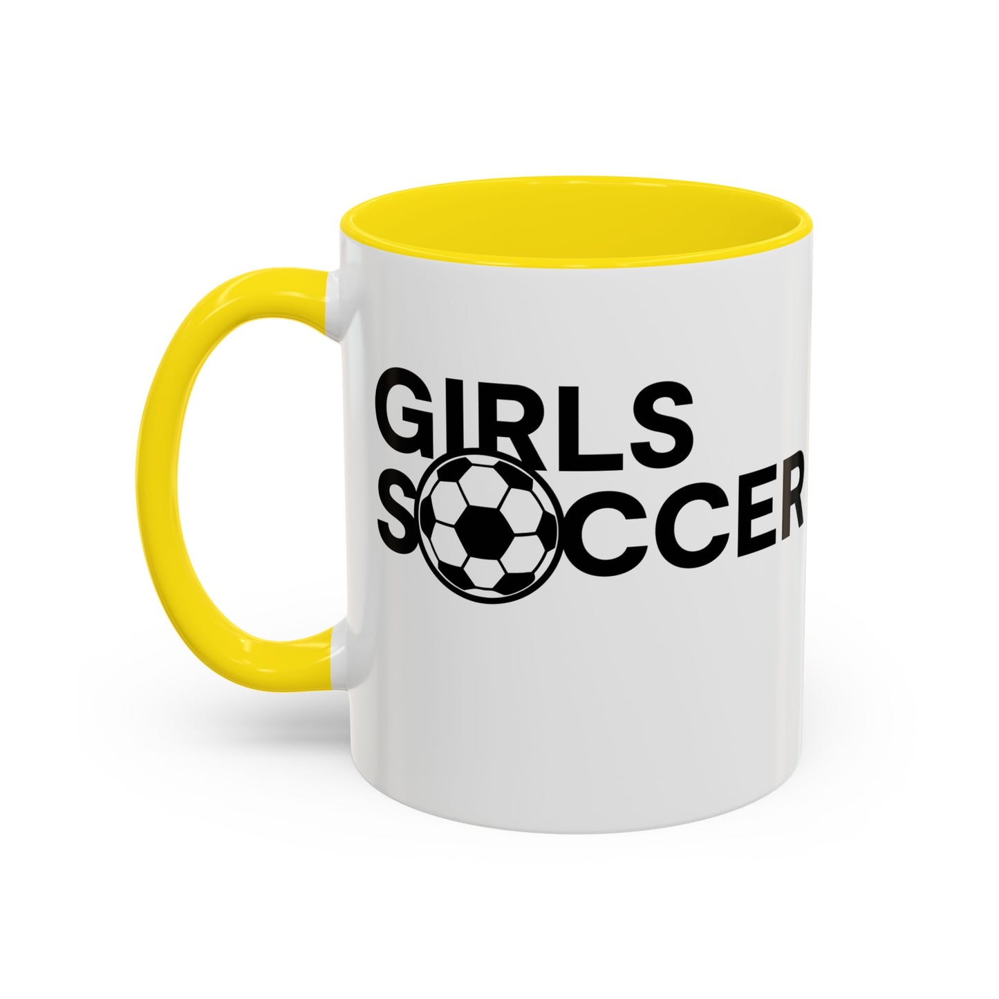 GirlsSoccer Coffee Mug (Black Text)