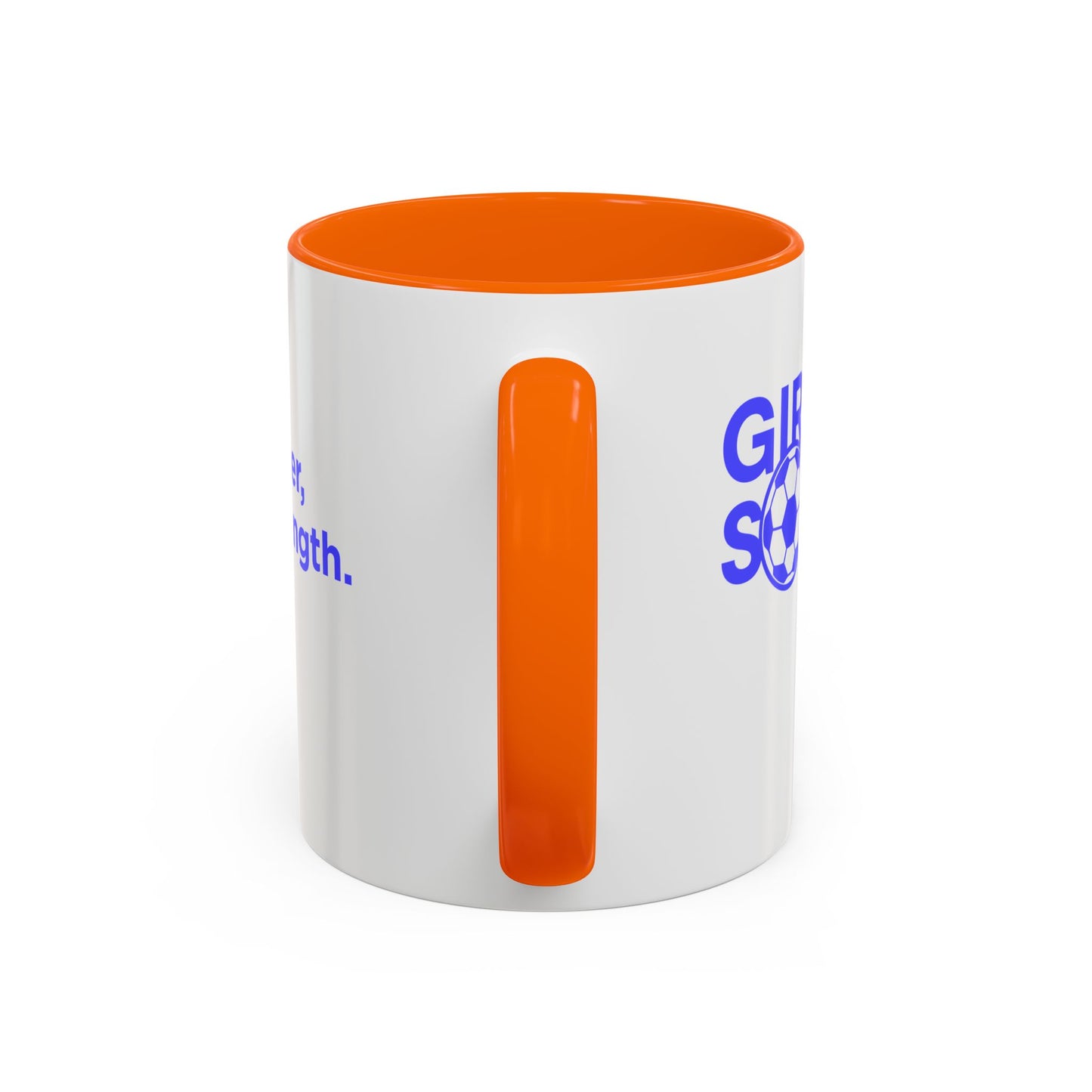 GirlsSoccer Coffee Mug (Blue Text)