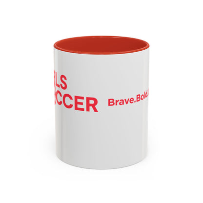 GirlsSoccer Coffee Mug (Red Text)