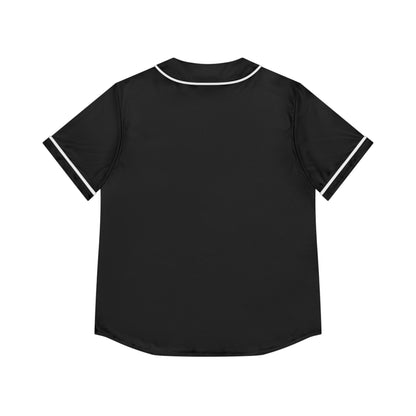 GirlsSoccer Varsity Baseball Jersey (Black/White Text)
